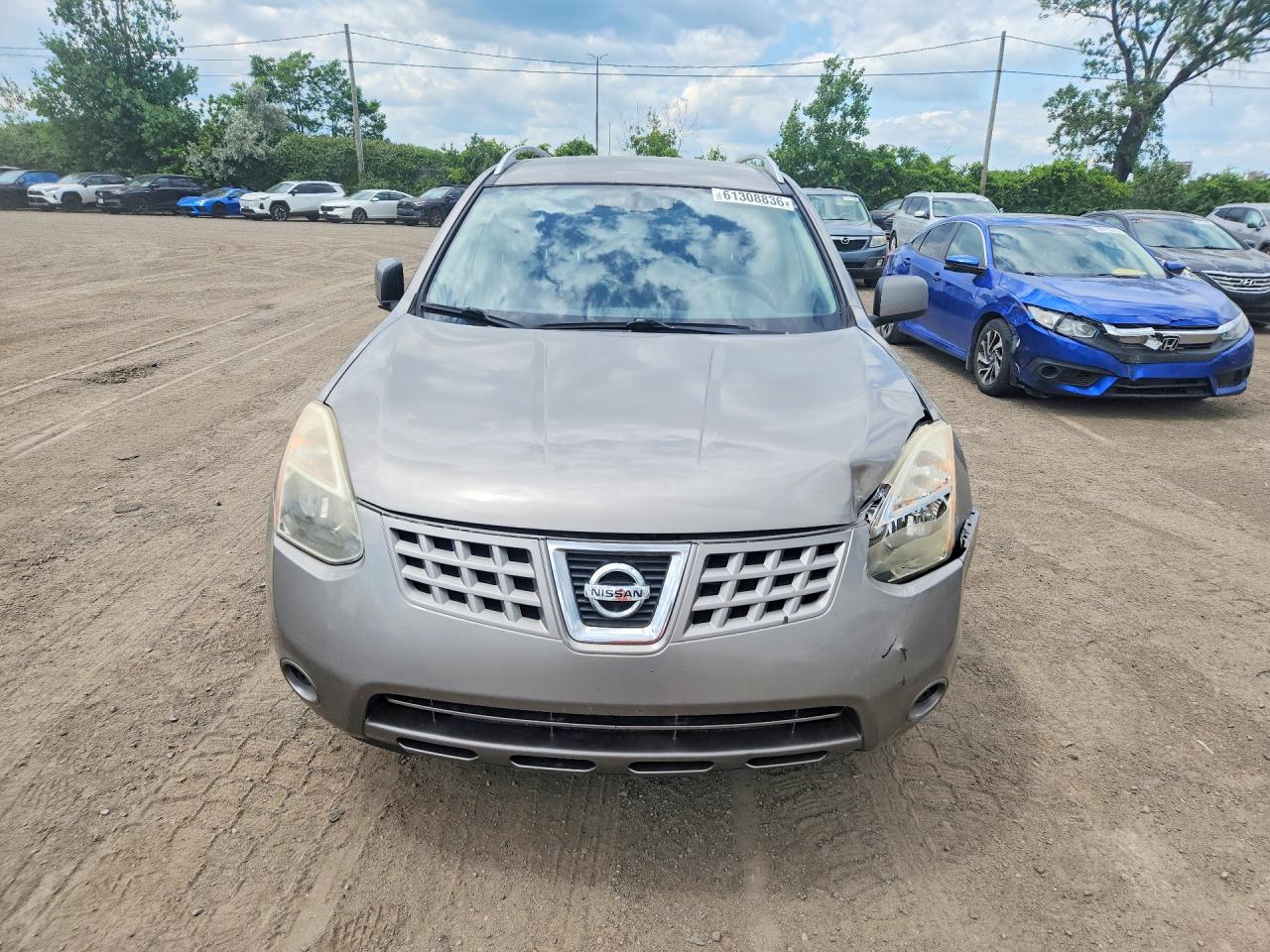2009 Nissan Rogue S Silver vin: JN8AS58V99W172506