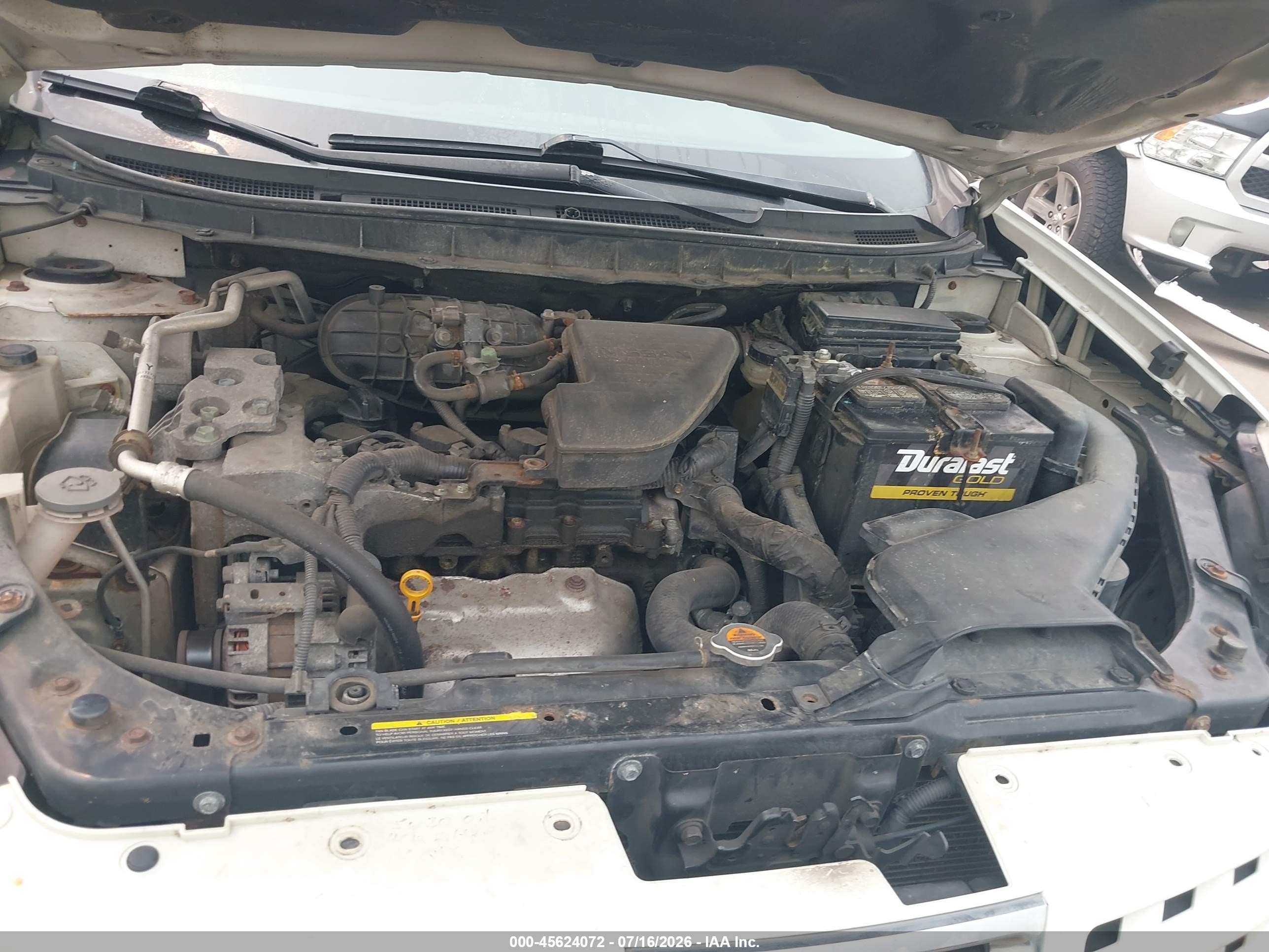 2009 Nissan Rogue S White vin: JN8AS58V99W177656