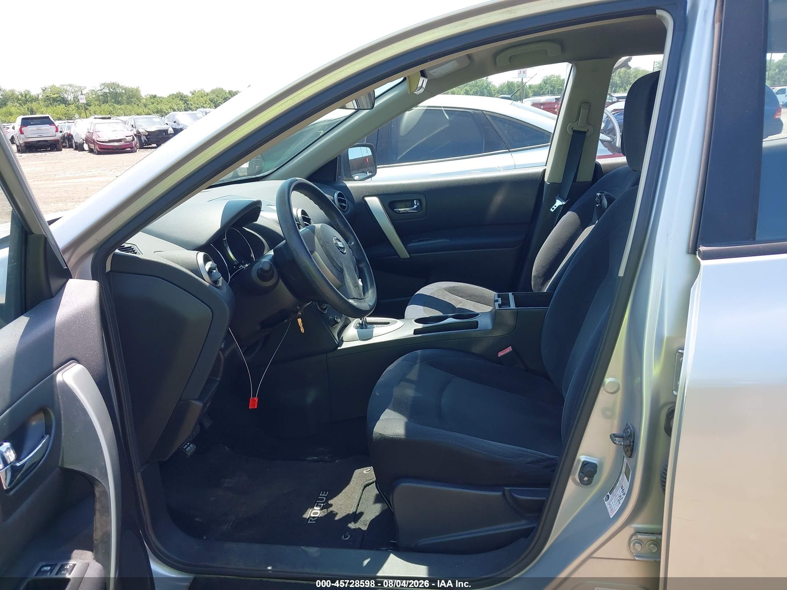 2009 Nissan Rogue S Silver vin: JN8AS58V99W187135