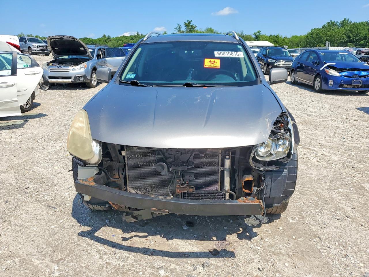 2009 Nissan Rogue Gray vin: JN8AS58V99W442219