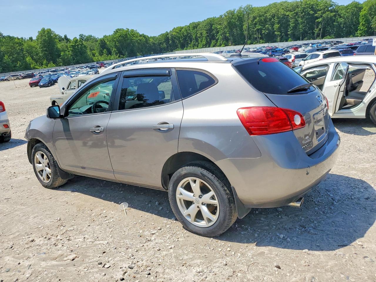 2009 Nissan Rogue Gray vin: JN8AS58V99W442219