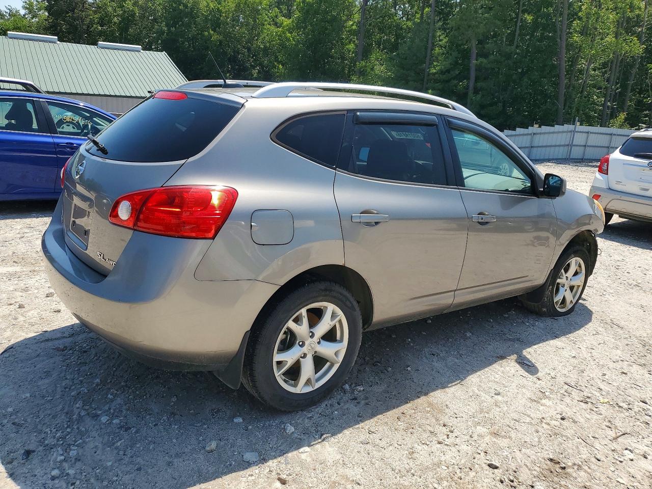 2009 Nissan Rogue Gray vin: JN8AS58V99W442219