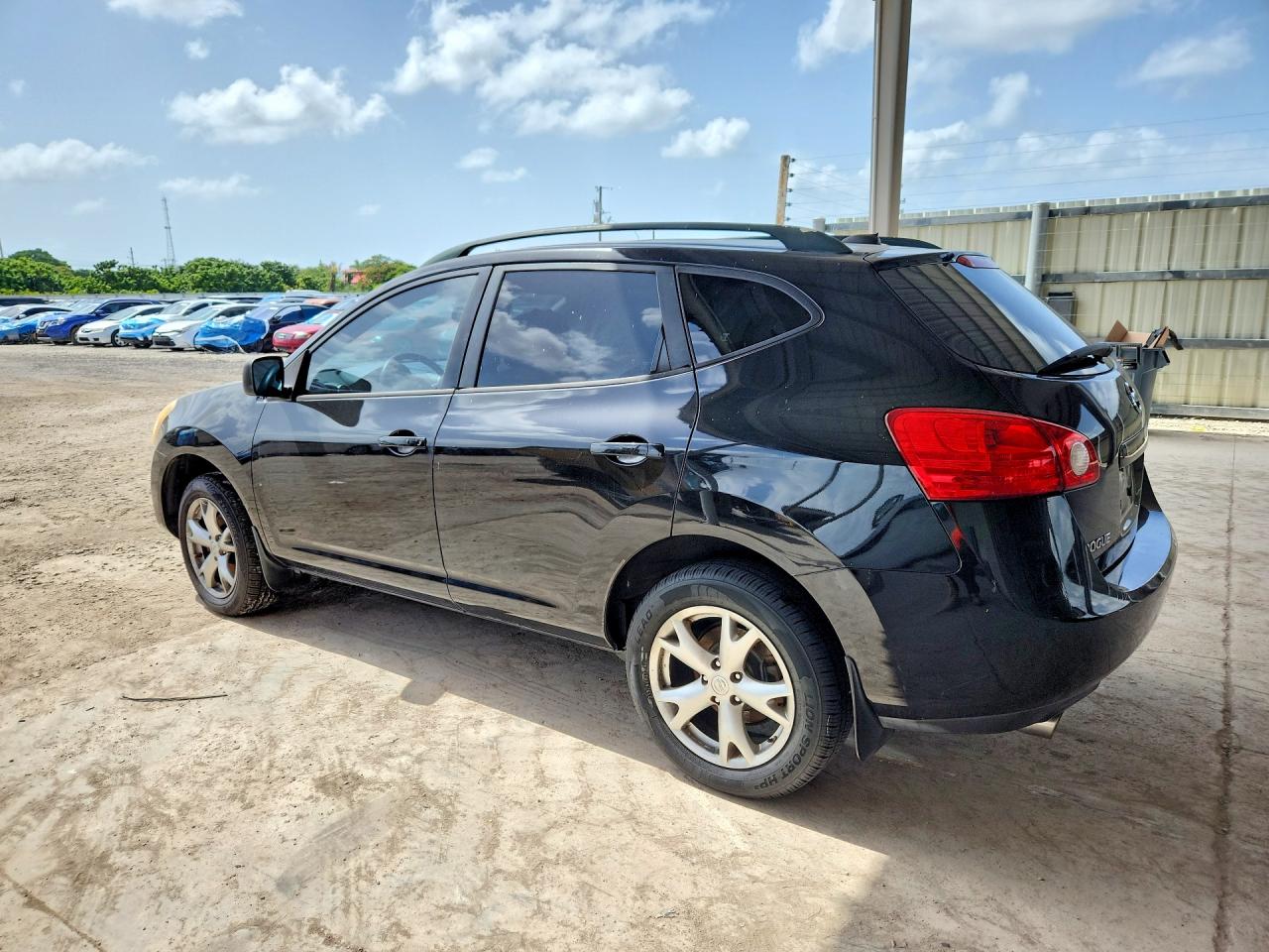 2009 Nissan Rogue S Черный vin: JN8AS58V99W446321