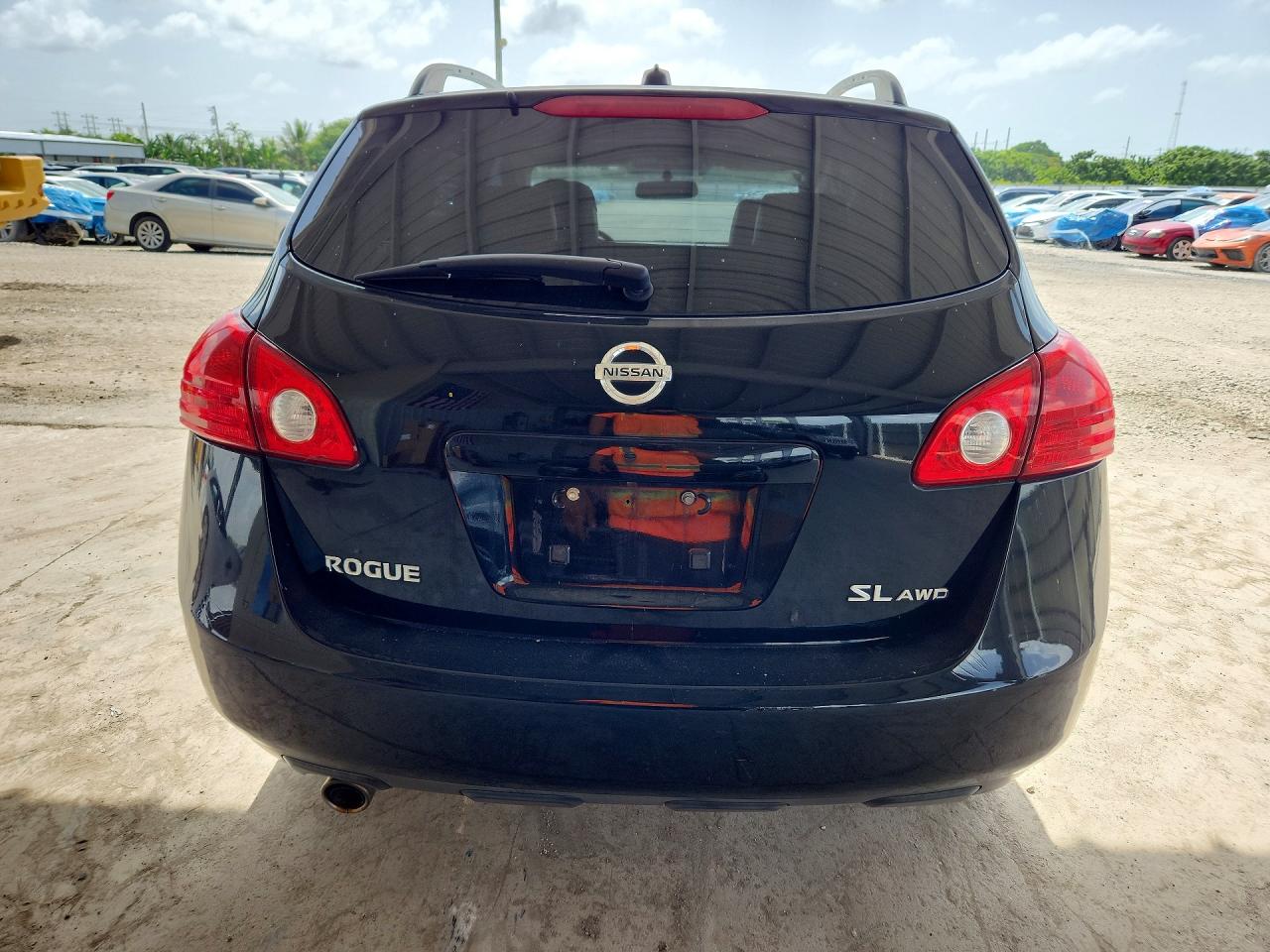 2009 Nissan Rogue S Черный vin: JN8AS58V99W446321
