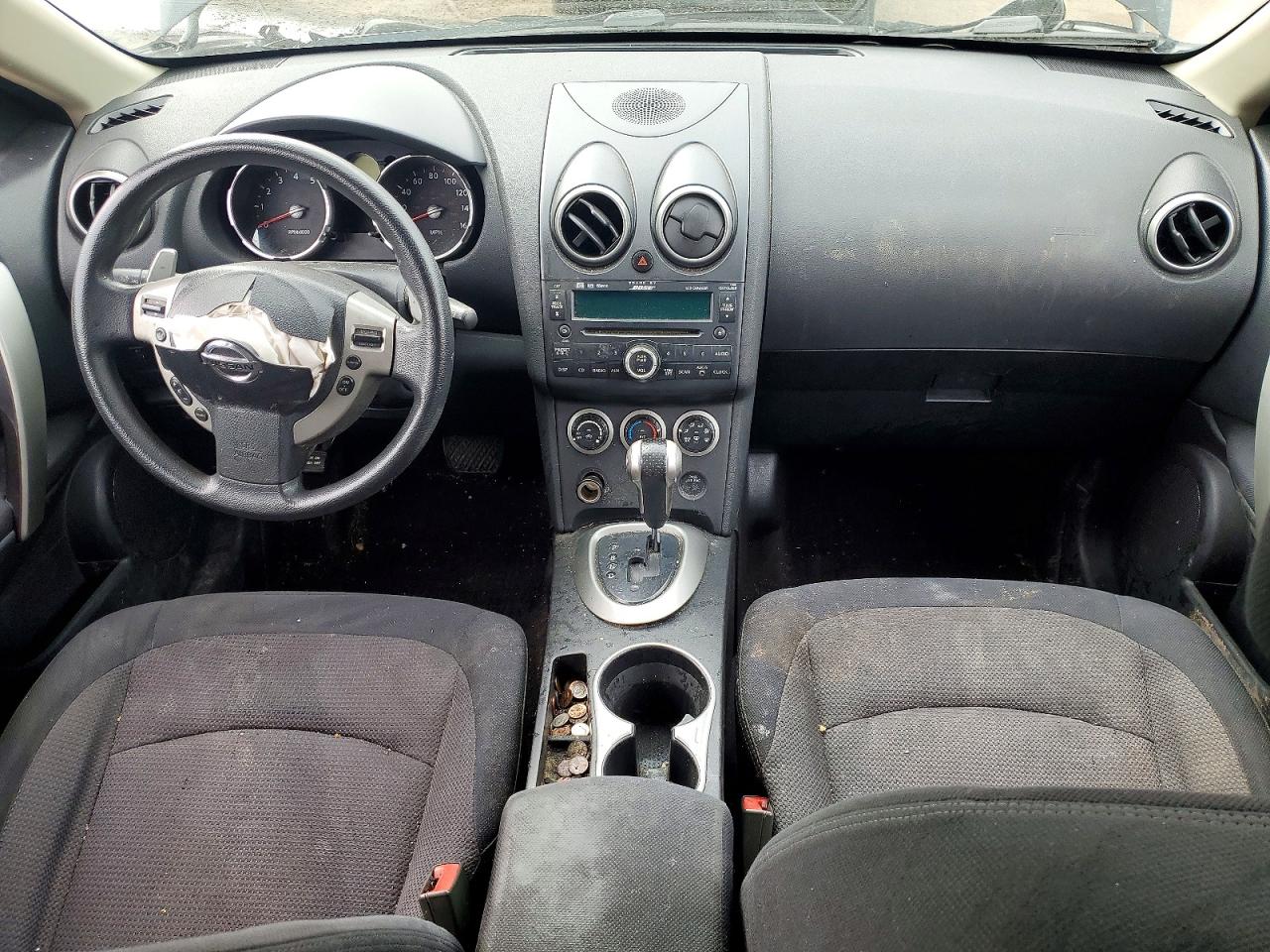 2008 Nissan Rogue S Black vin: JN8AS58VX8W101393