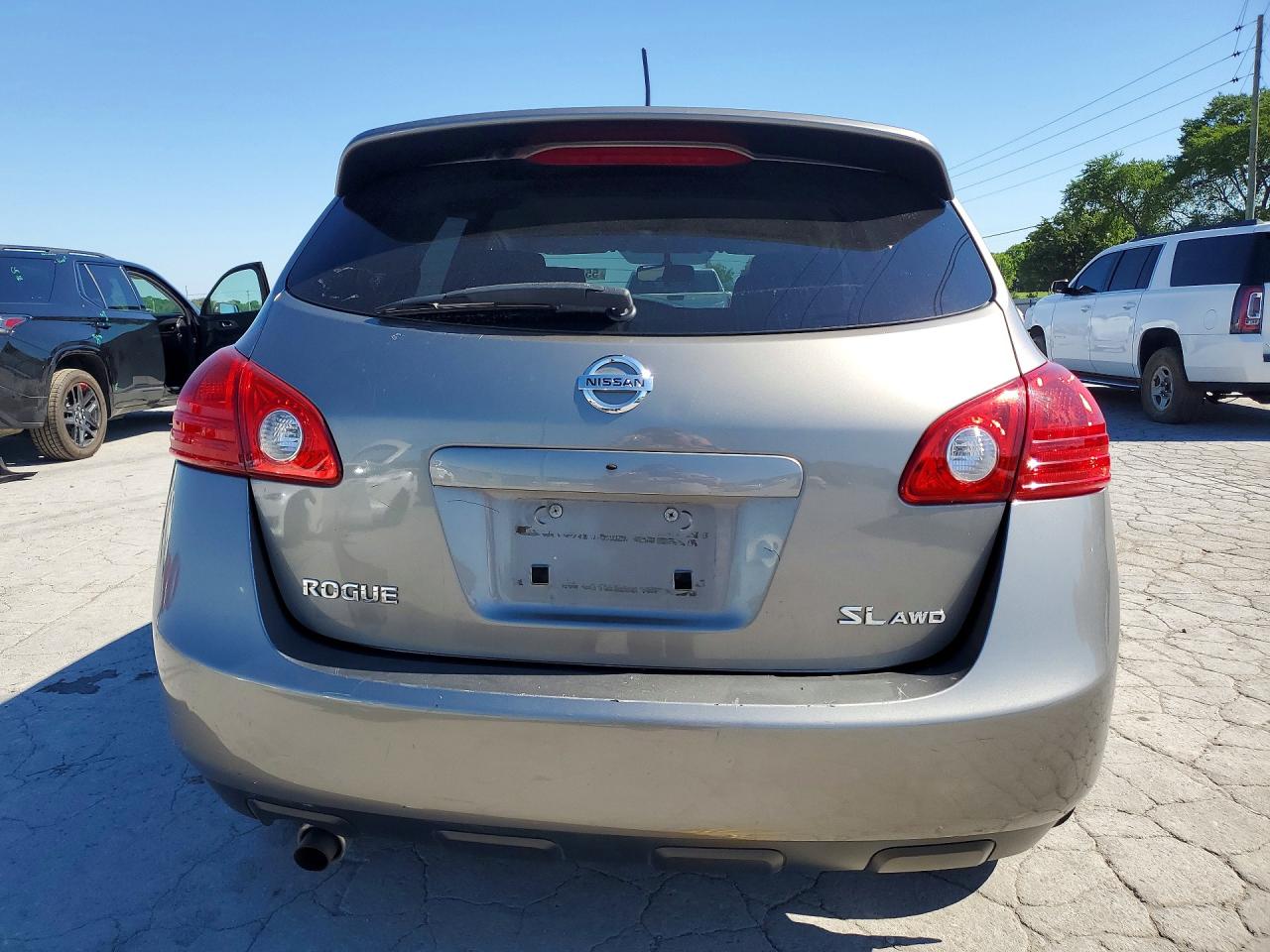 2008 Nissan Rogue S Gray vin: JN8AS58VX8W141702