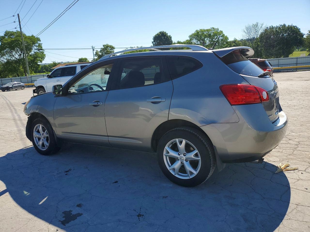 2008 Nissan Rogue S Gray vin: JN8AS58VX8W141702