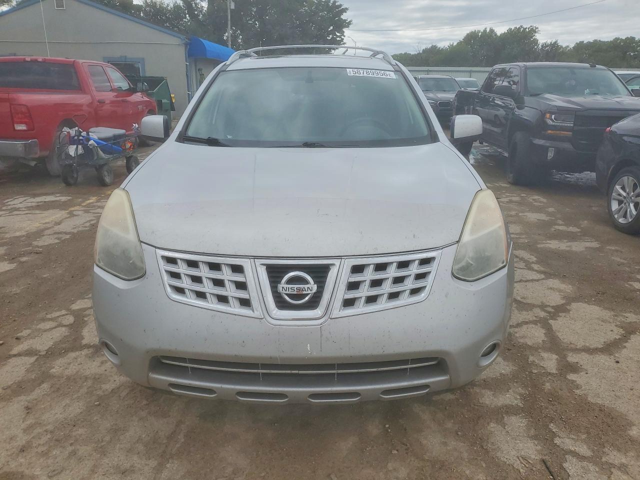 2008 Nissan Rogue S Silver vin: JN8AS58VX8W144082