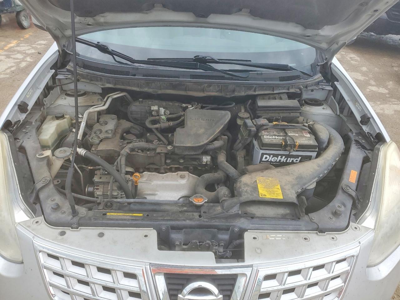 2008 Nissan Rogue S Silver vin: JN8AS58VX8W144082