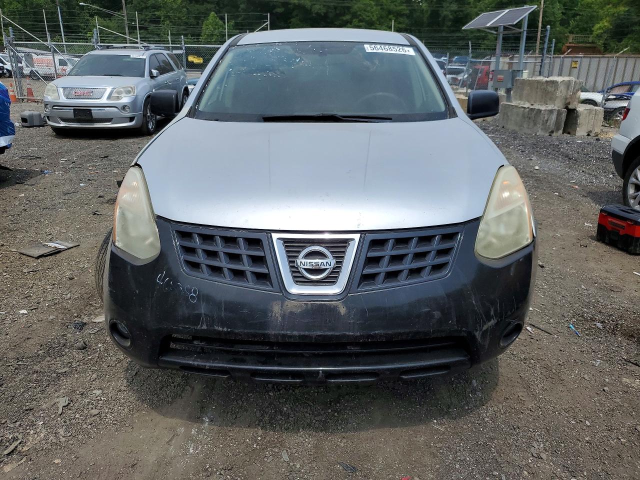 2008 Nissan Rogue S Silver vin: JN8AS58VX8W408403