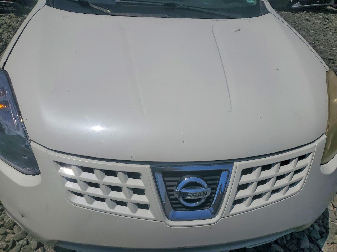 2009 Nissan Rogue S White vin: JN8AS58VX9W180680