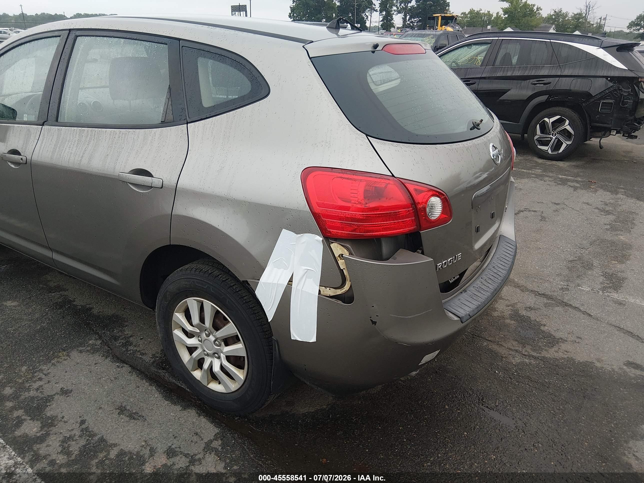 2009 Nissan Rogue S Gray vin: JN8AS58VX9W186740