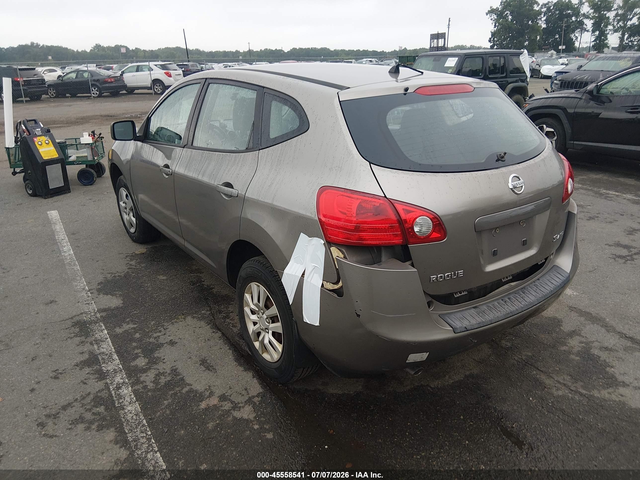 2009 Nissan Rogue S Gray vin: JN8AS58VX9W186740