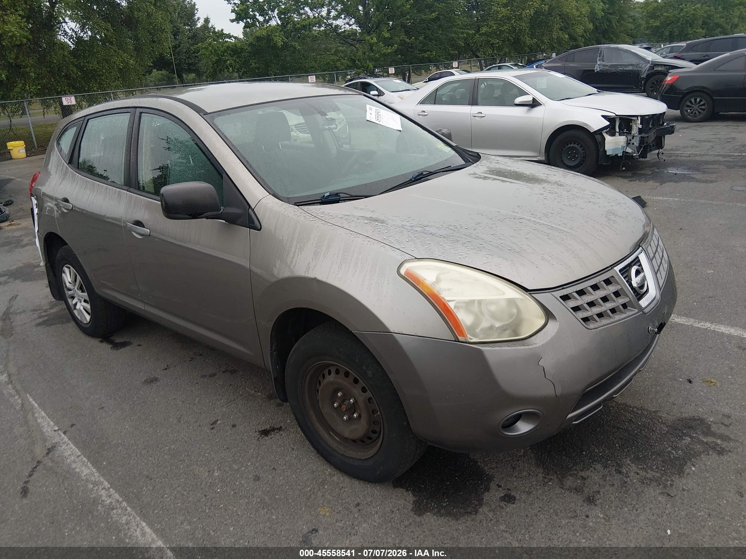 2009 Nissan Rogue S Gray vin: JN8AS58VX9W186740