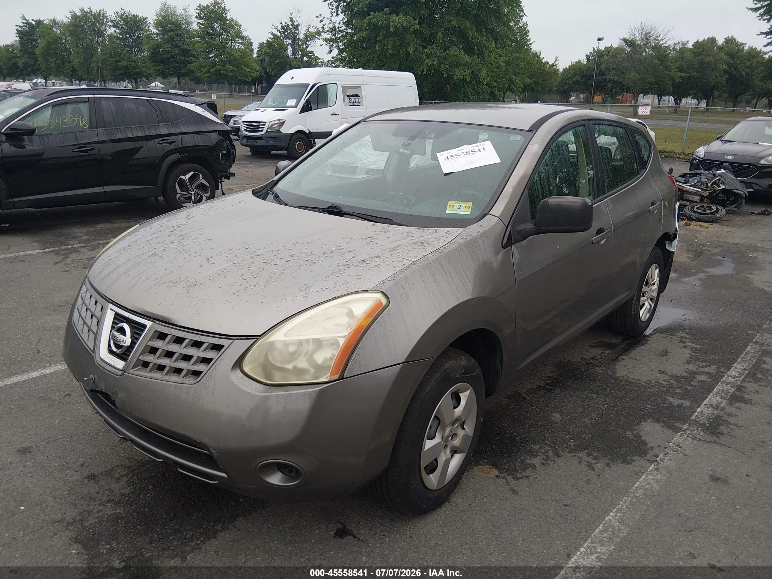 2009 Nissan Rogue S Gray vin: JN8AS58VX9W186740
