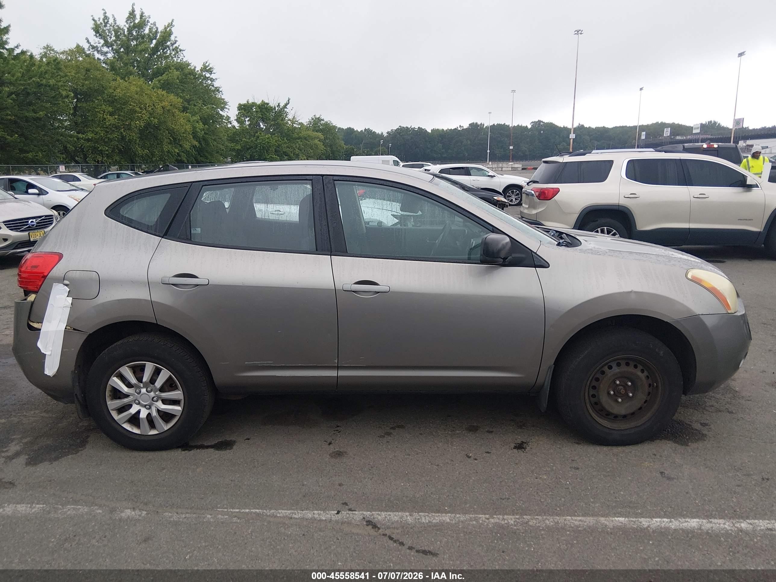 2009 Nissan Rogue S Gray vin: JN8AS58VX9W186740