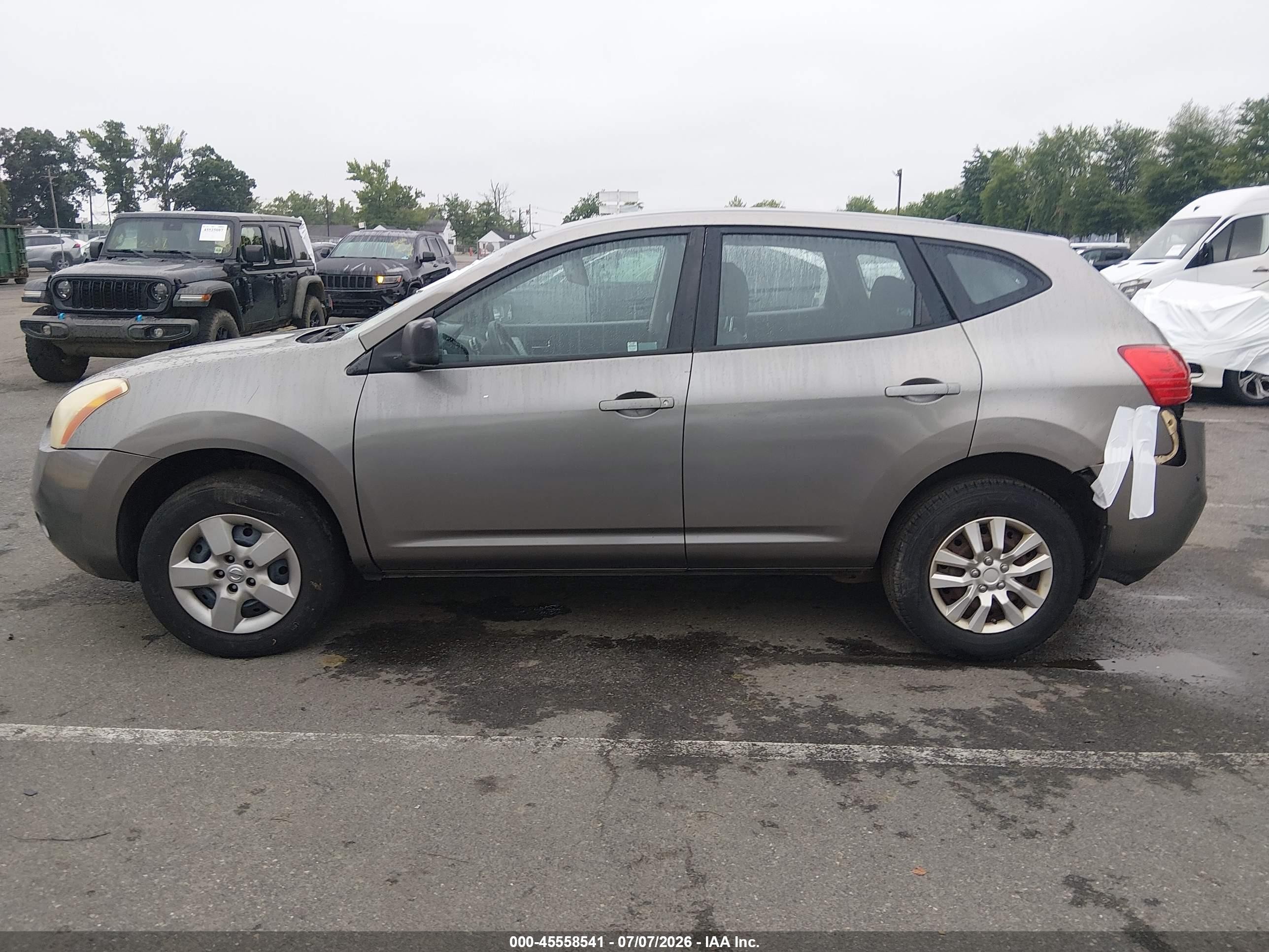 2009 Nissan Rogue S Gray vin: JN8AS58VX9W186740