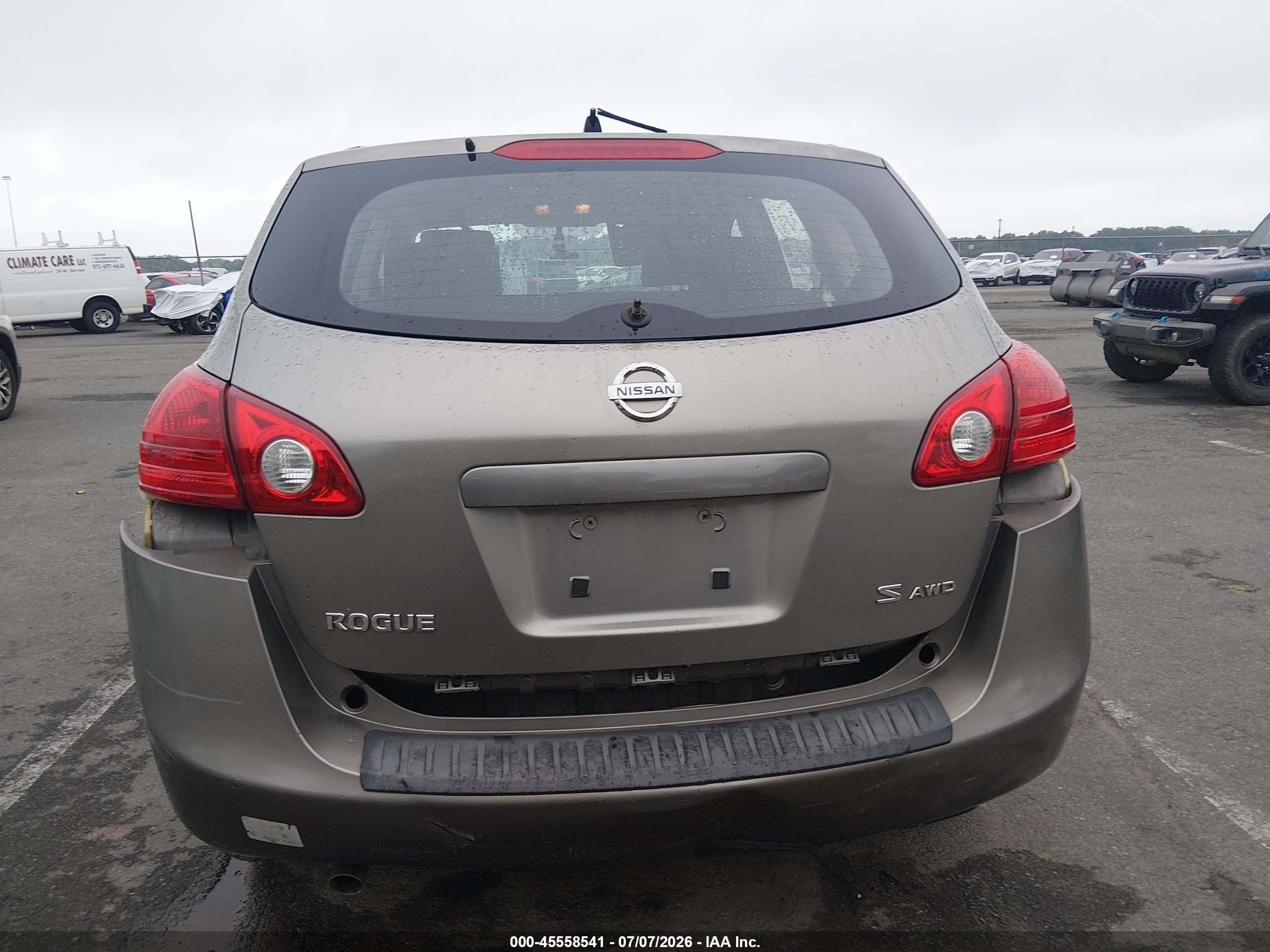 2009 Nissan Rogue S Gray vin: JN8AS58VX9W186740
