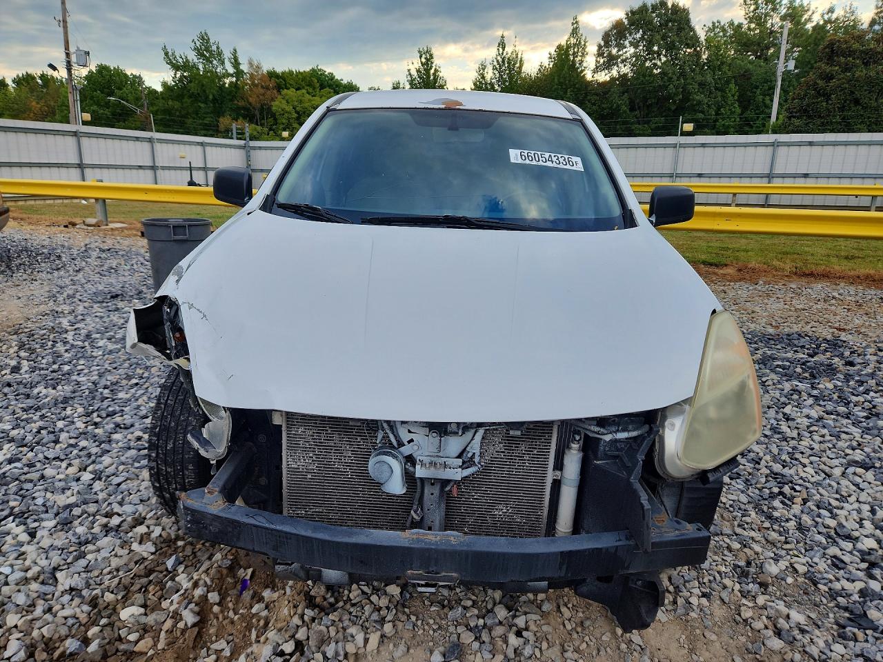 2009 Nissan Rogue S White vin: JN8AS58VX9W436526