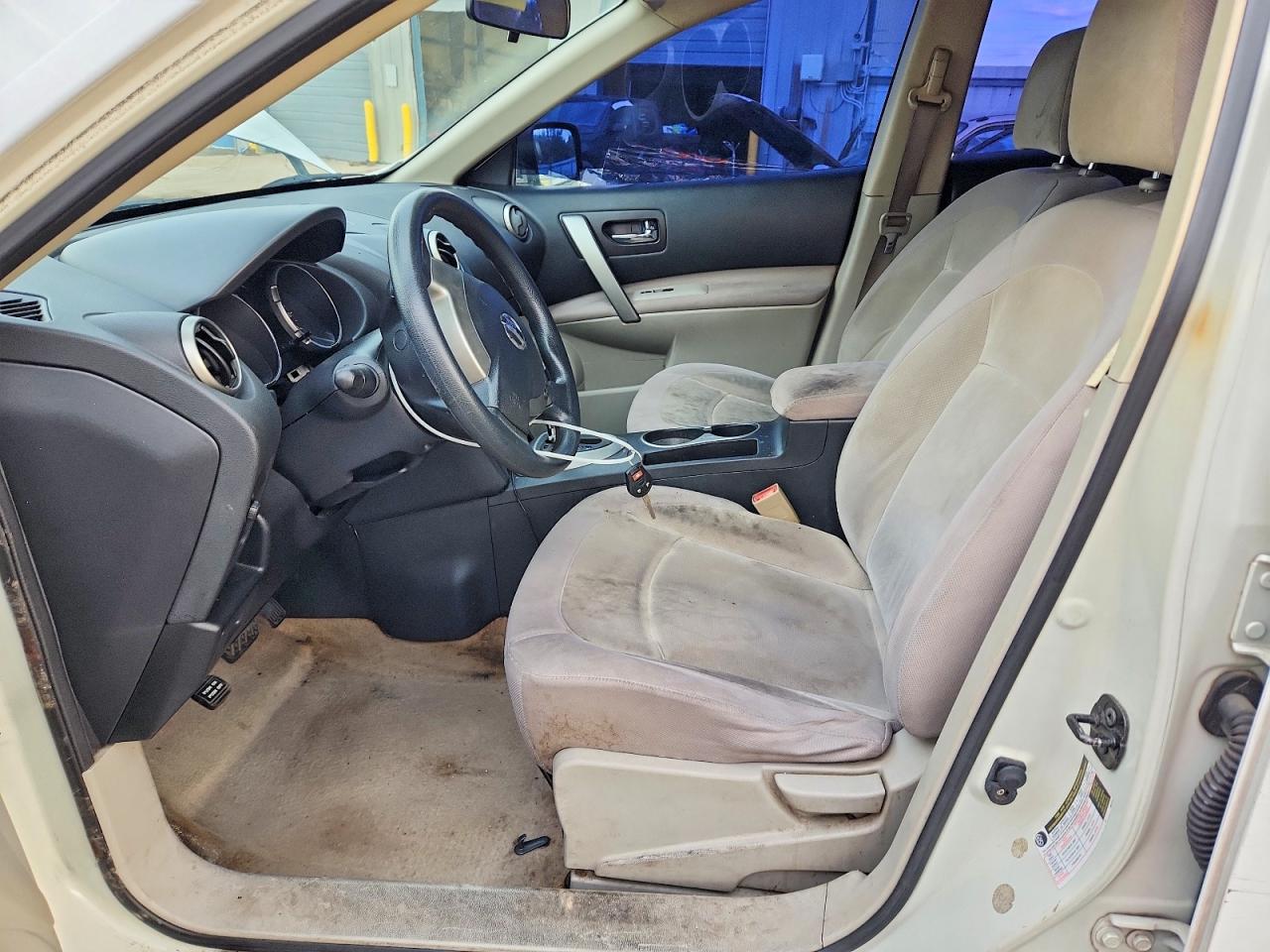 2009 Nissan Rogue S White vin: JN8AS58VX9W436526
