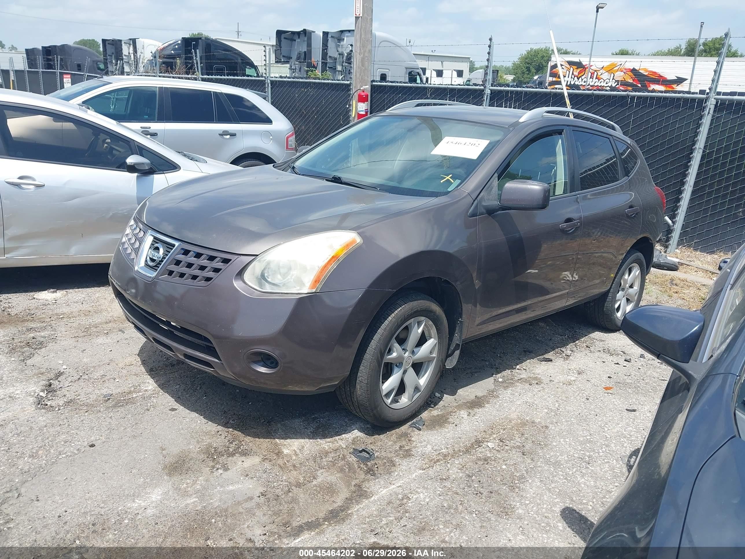 2009 Nissan Rogue Sl Серый vin: JN8AS58VX9W436932