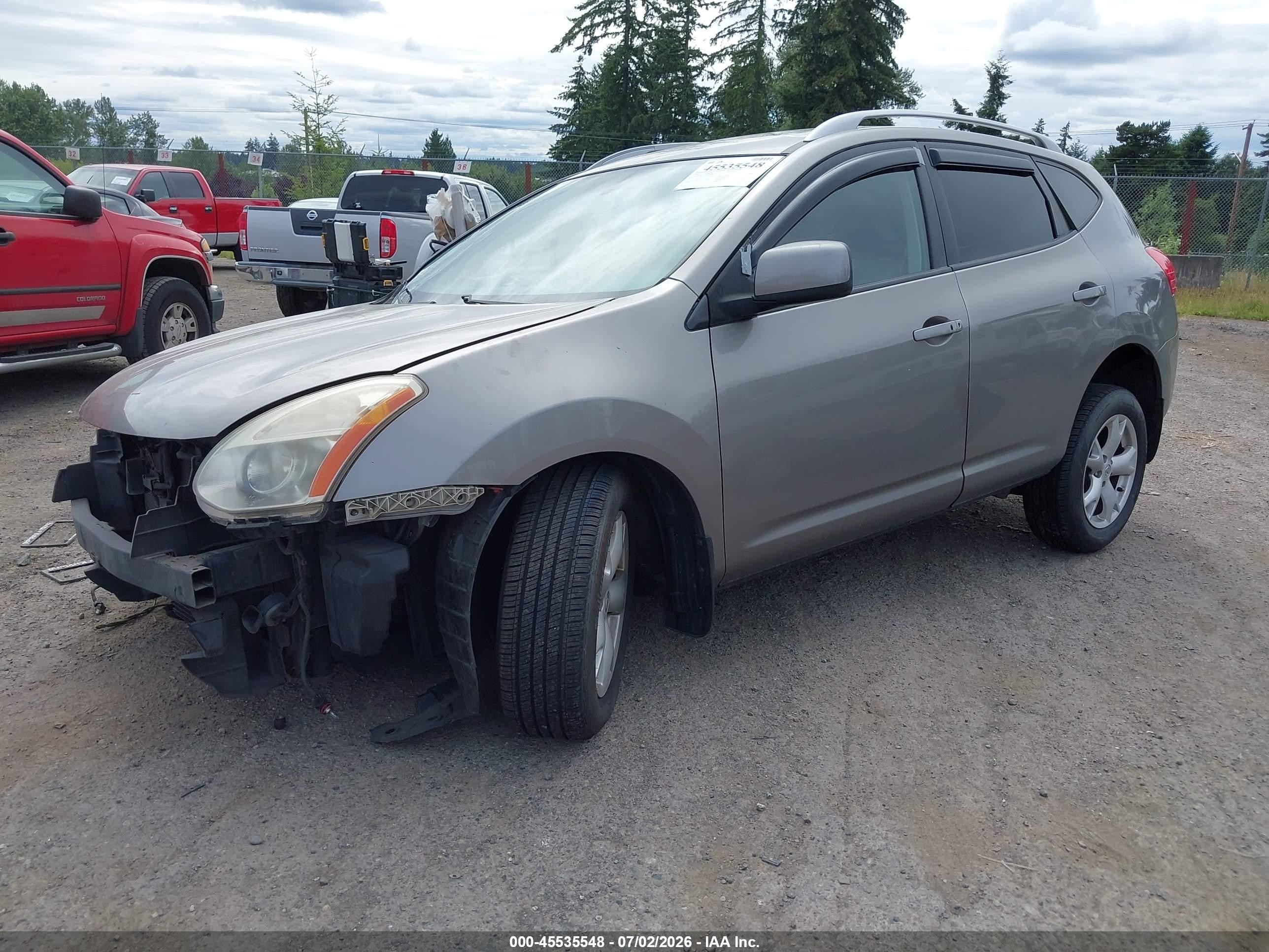 2009 Nissan Rogue Sl Champagne vin: JN8AS58VX9W438891