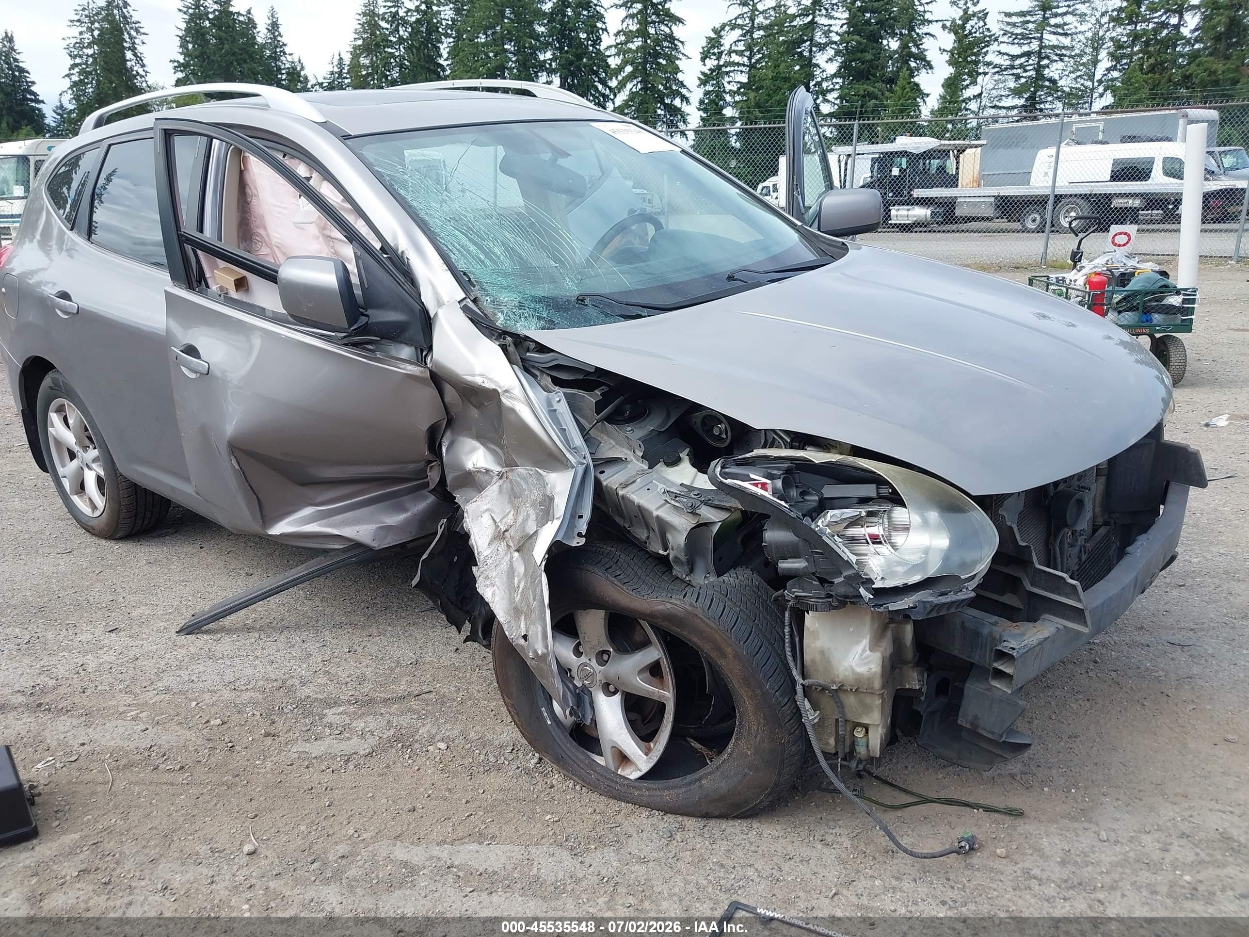 2009 Nissan Rogue Sl Champagne vin: JN8AS58VX9W438891