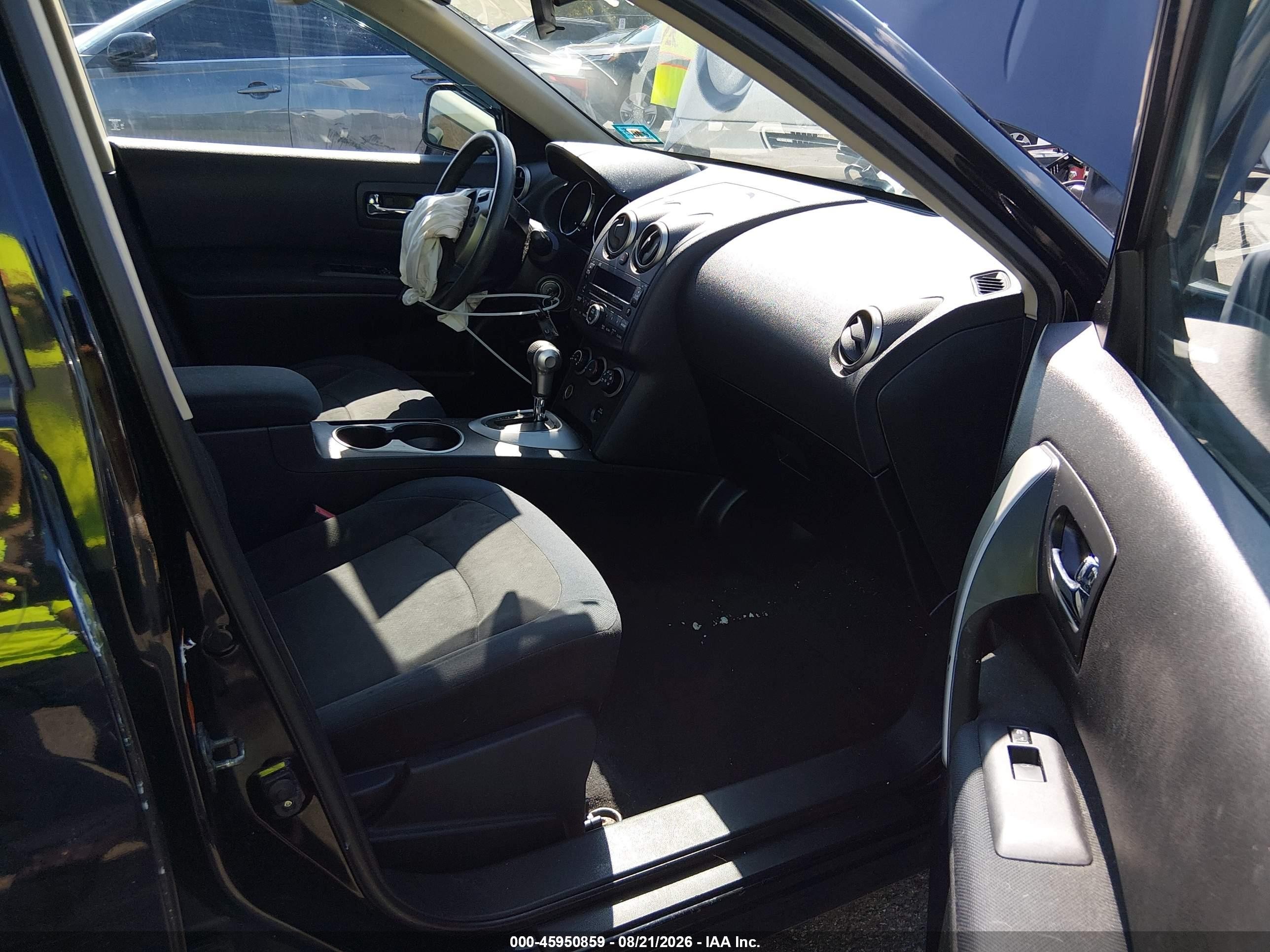 2009 Nissan Rogue S Черный vin: JN8AS58VX9W440155