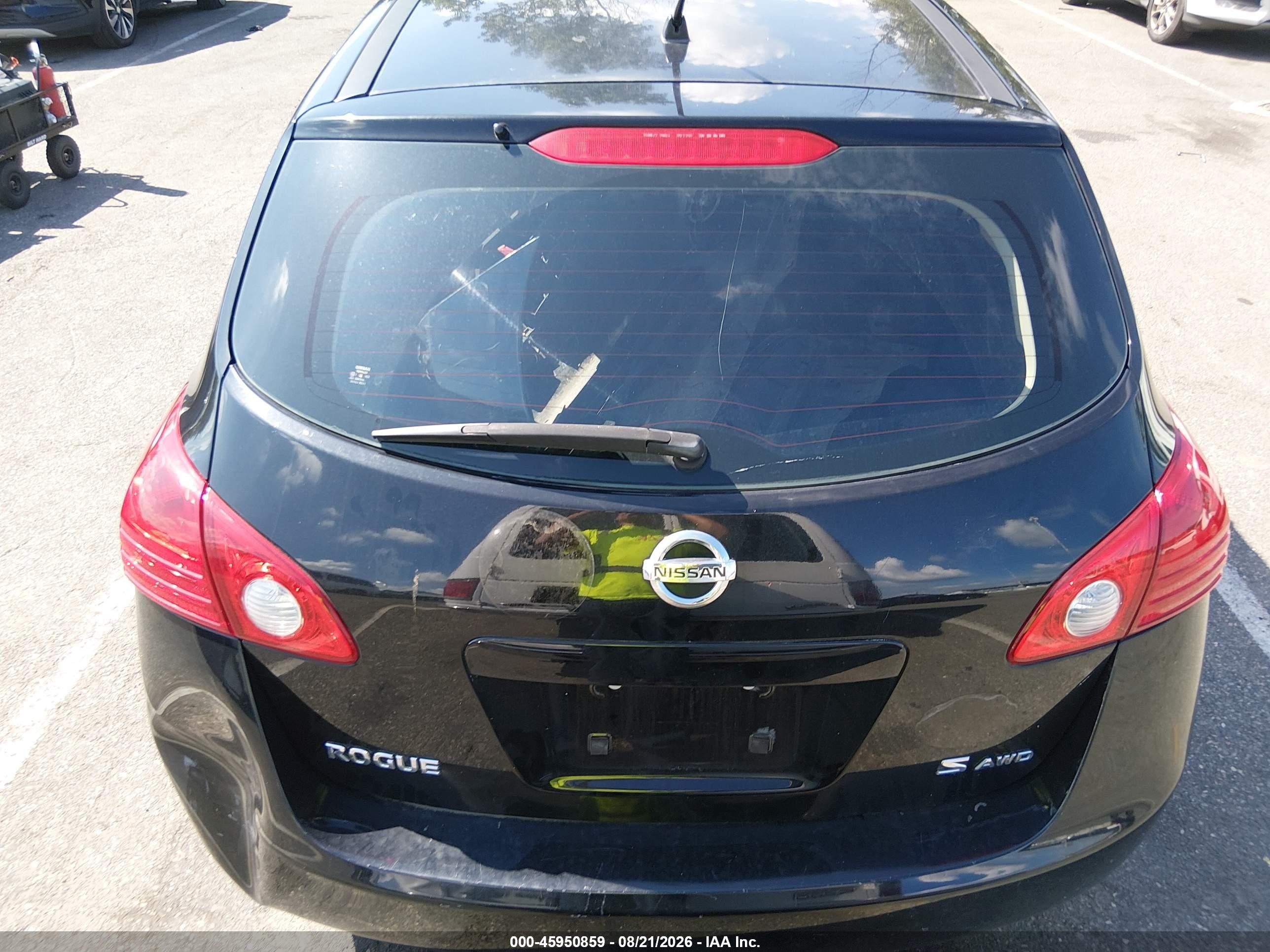 2009 Nissan Rogue S Черный vin: JN8AS58VX9W440155