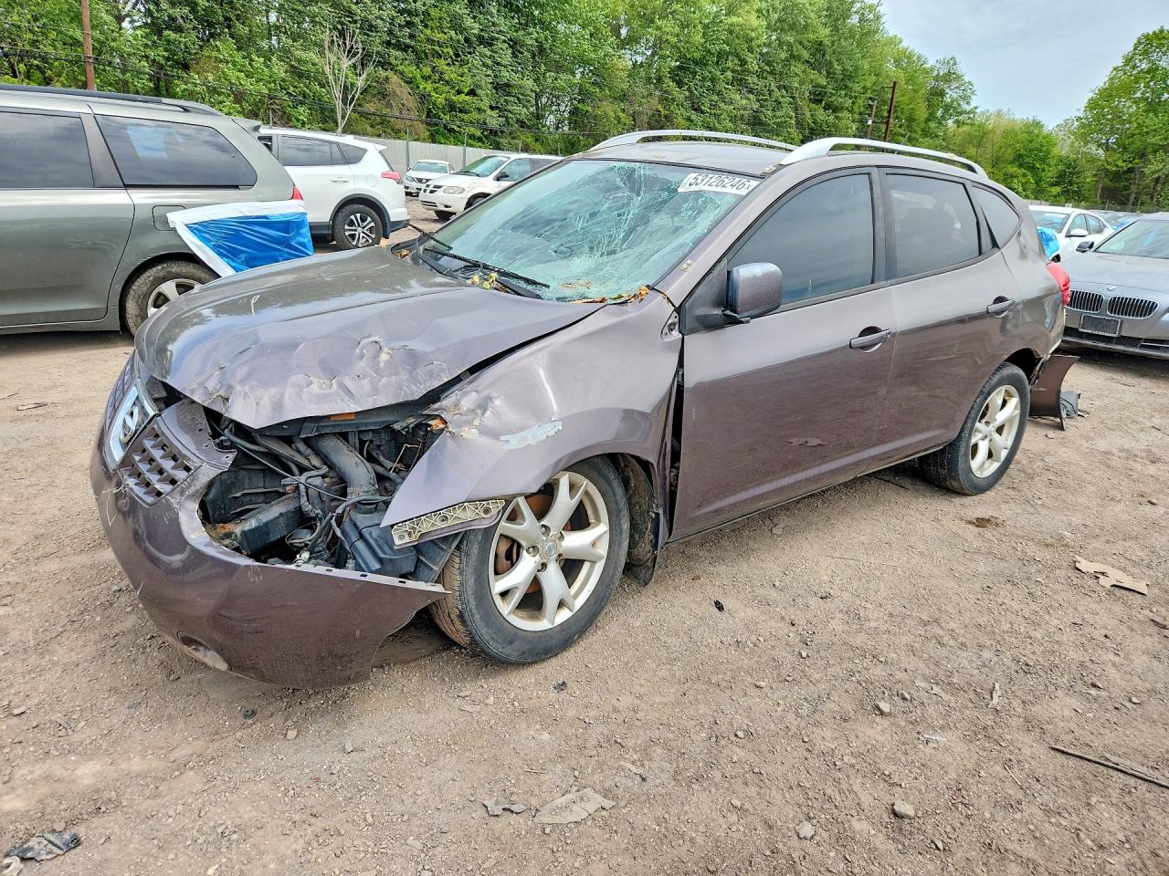 2009 Nissan Rogue S/sl Charcoal vin: JN8AS58VX9W444108