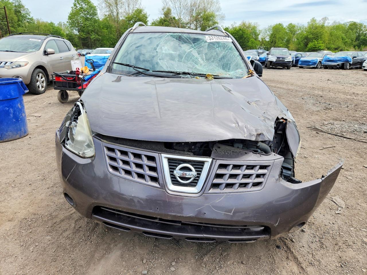 2009 Nissan Rogue S/sl Charcoal vin: JN8AS58VX9W444108