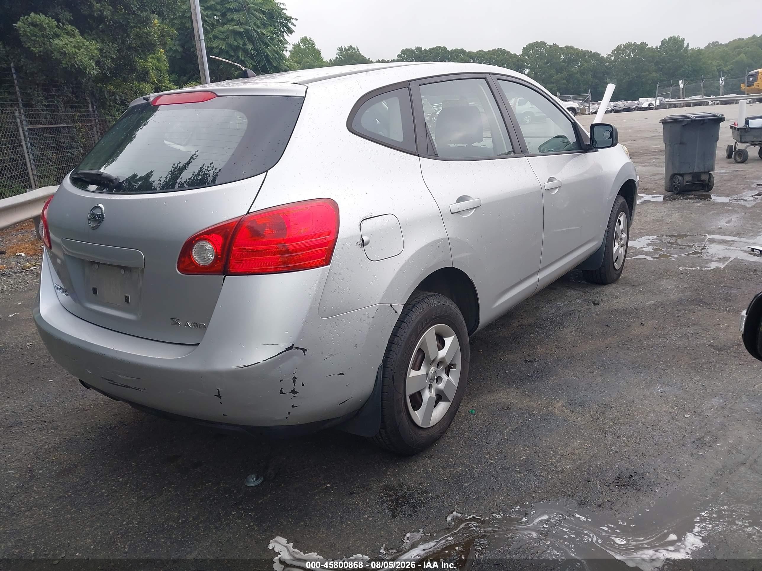 2009 Nissan Rogue S Gray vin: JN8AS58VX9W450815