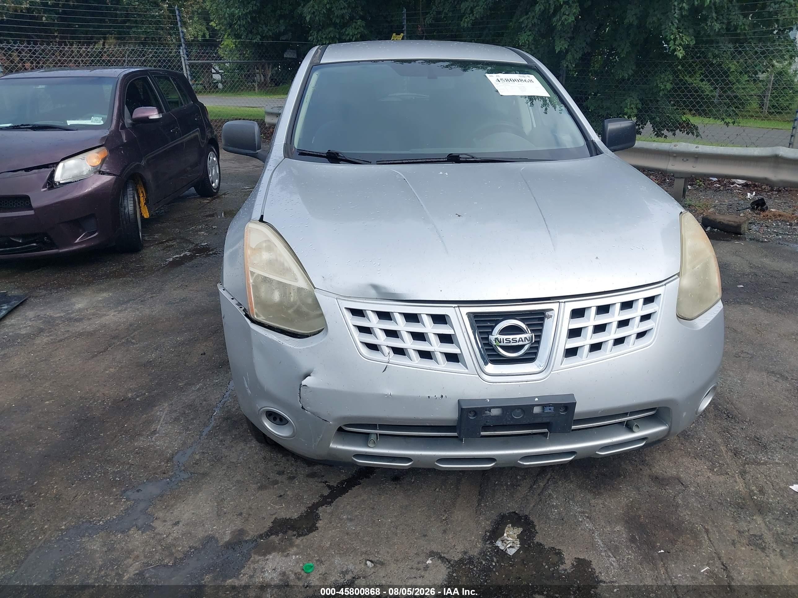 2009 Nissan Rogue S Gray vin: JN8AS58VX9W450815
