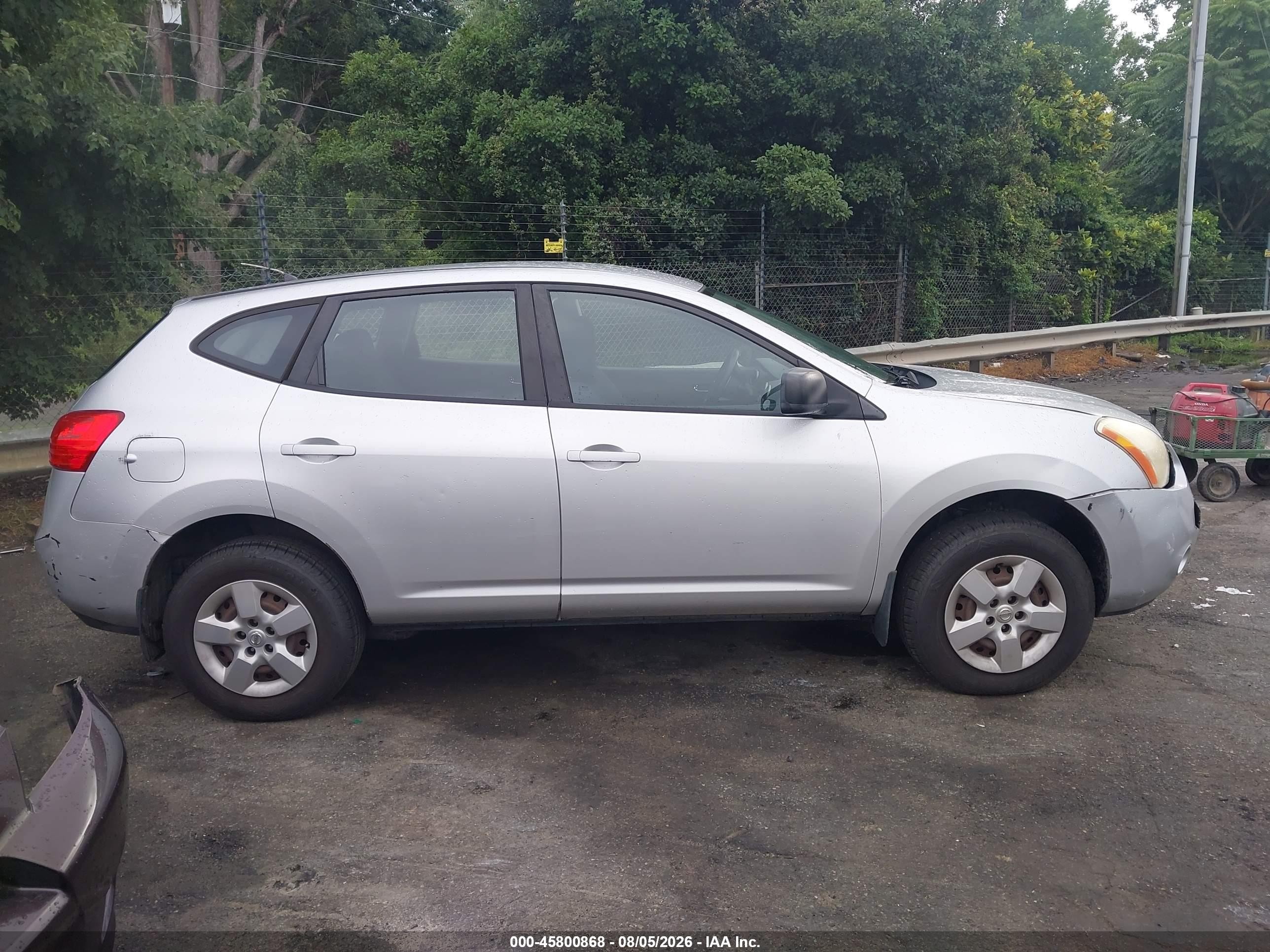 2009 Nissan Rogue S Gray vin: JN8AS58VX9W450815