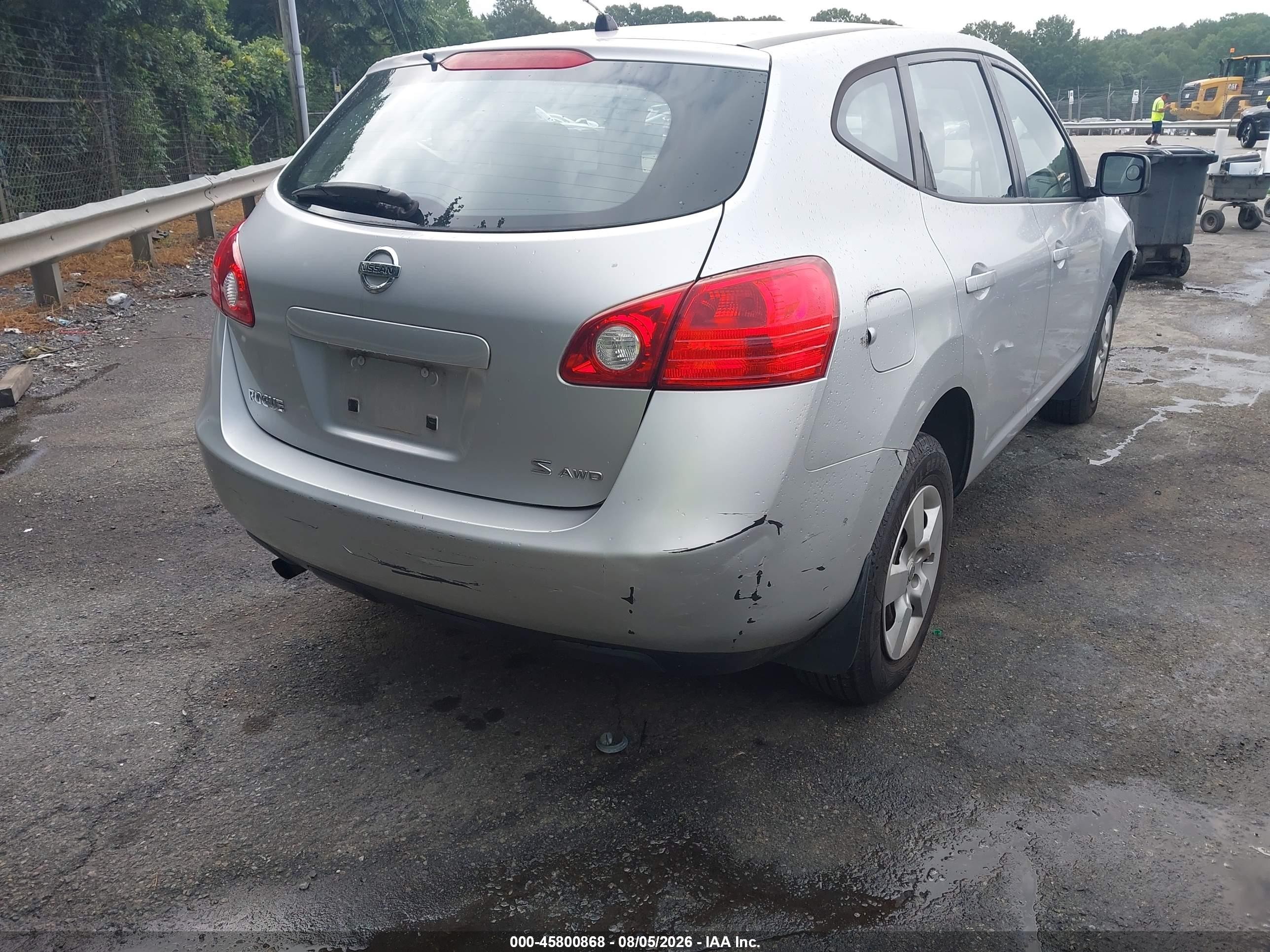 2009 Nissan Rogue S Gray vin: JN8AS58VX9W450815