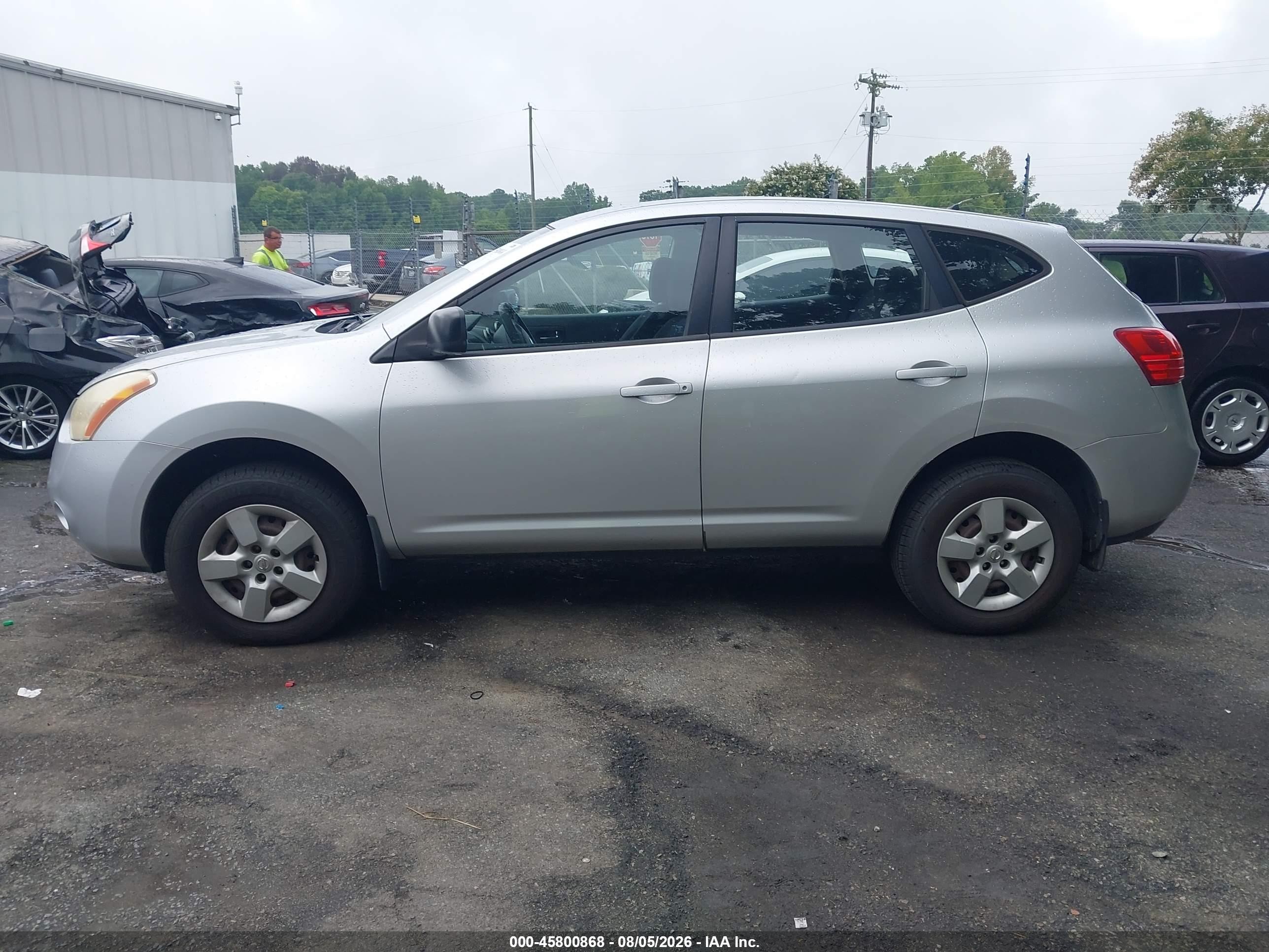 2009 Nissan Rogue S Gray vin: JN8AS58VX9W450815