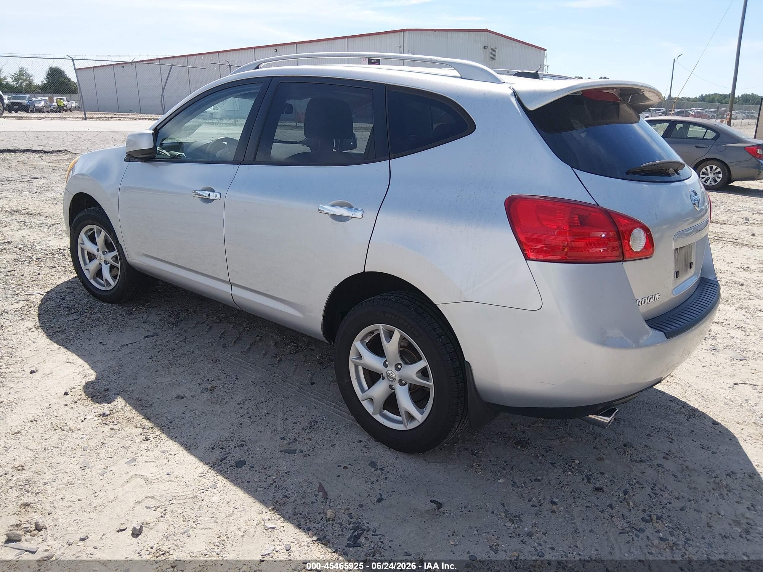2010 Nissan Rogue Sl Silver vin: JN8AS5MT0AW006917