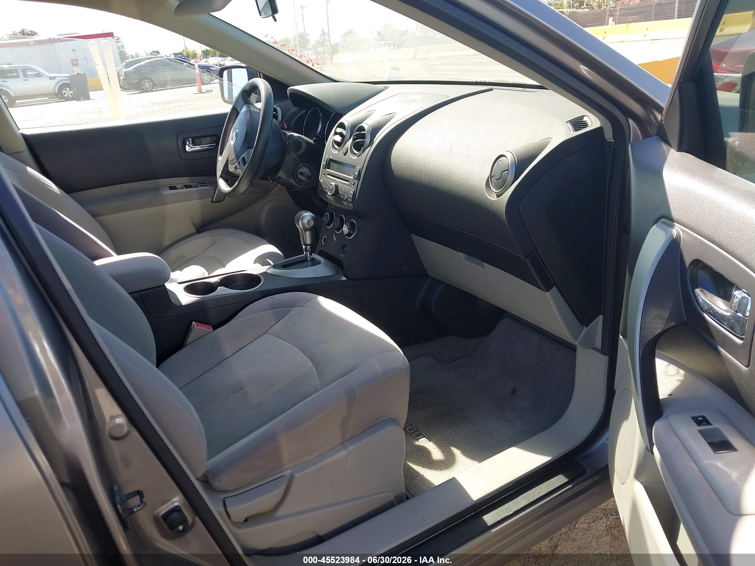 2010 Nissan Rogue S Gray vin: JN8AS5MT0AW013897