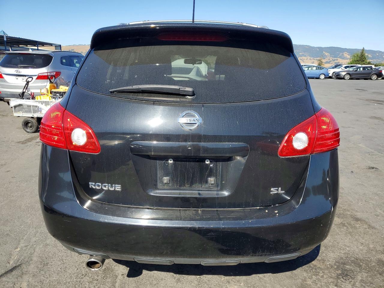 2010 Nissan Rogue Sl Black vin: JN8AS5MT0AW017044