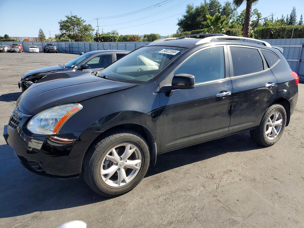 2010 Nissan Rogue Sl Black vin: JN8AS5MT0AW017044
