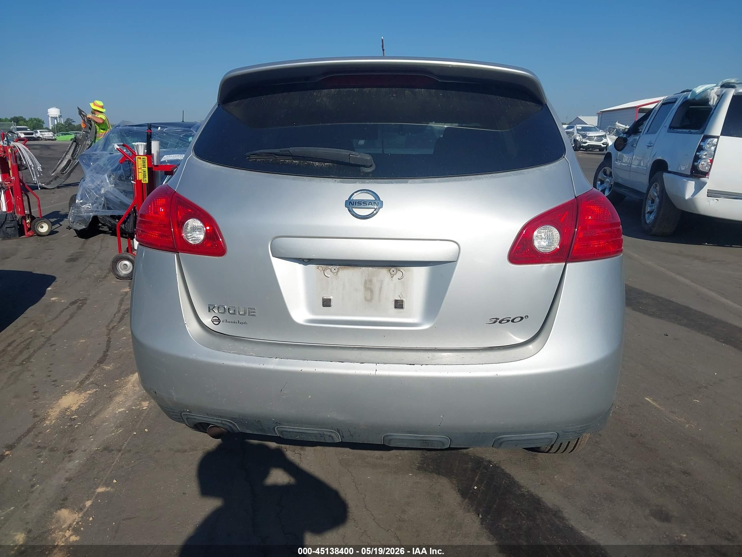 2010 Nissan Rogue S Silver vin: JN8AS5MT0AW028805