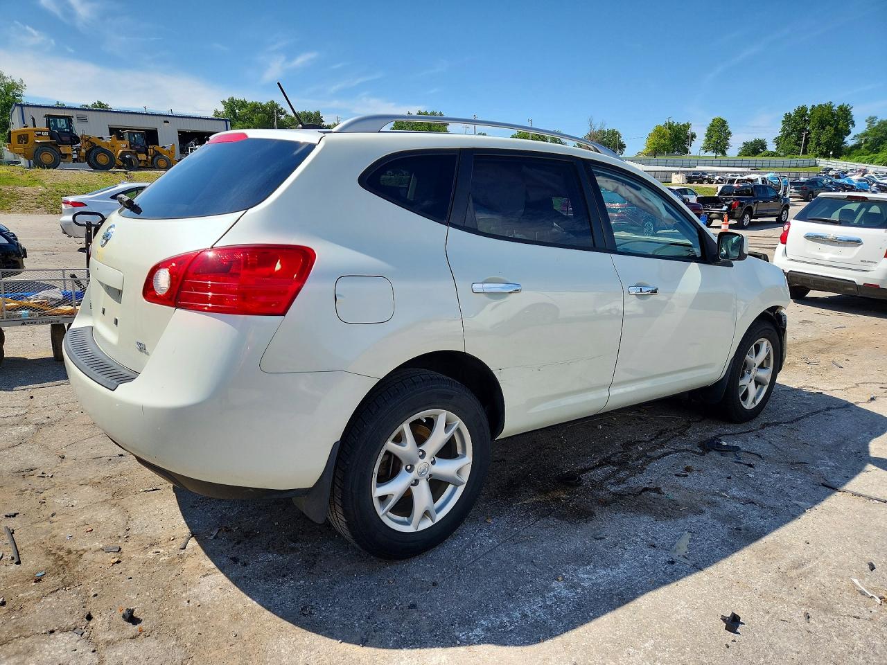 2010 Nissan Rogue Sl White vin: JN8AS5MT0AW502140