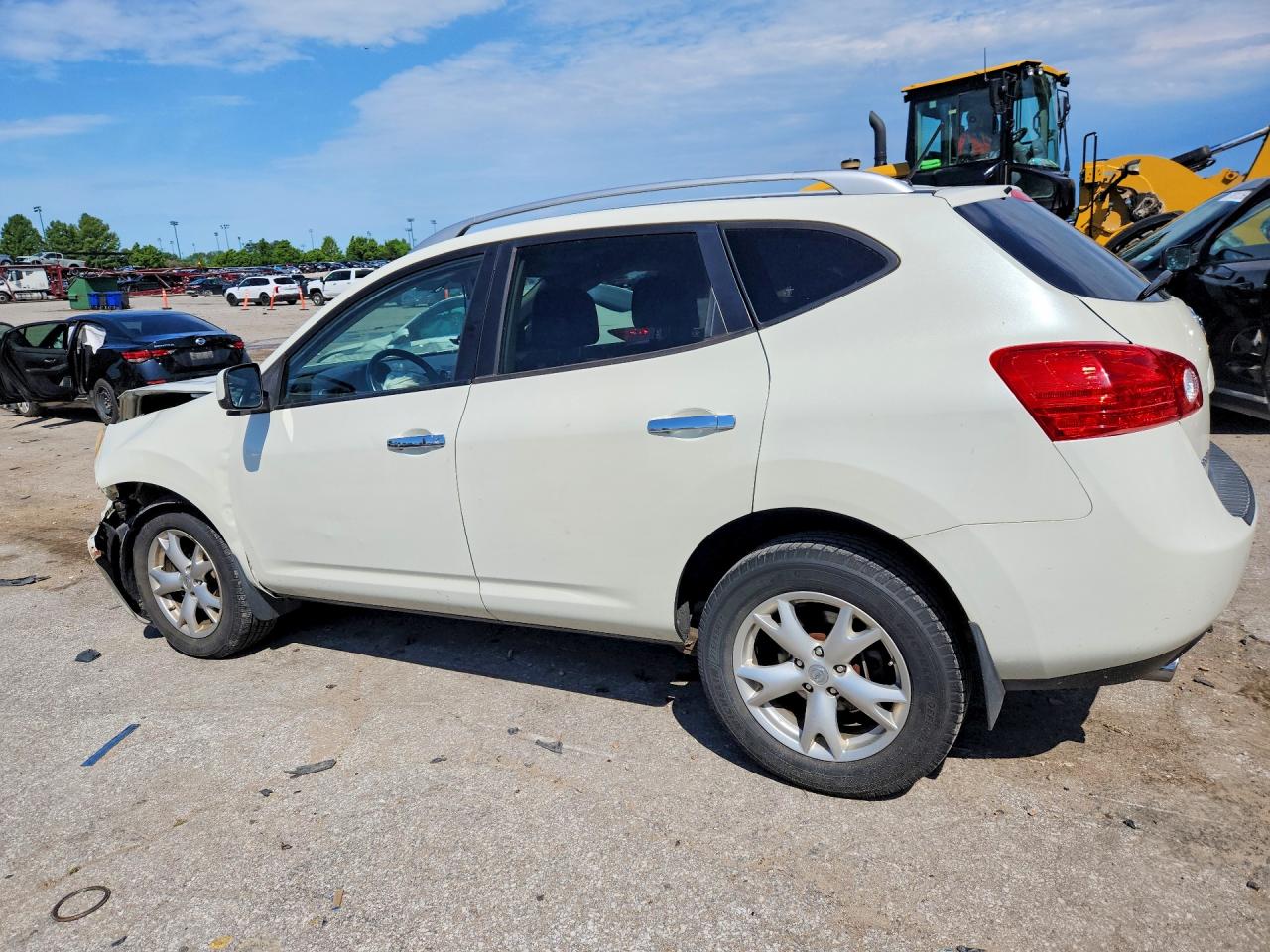2010 Nissan Rogue Sl White vin: JN8AS5MT0AW502140