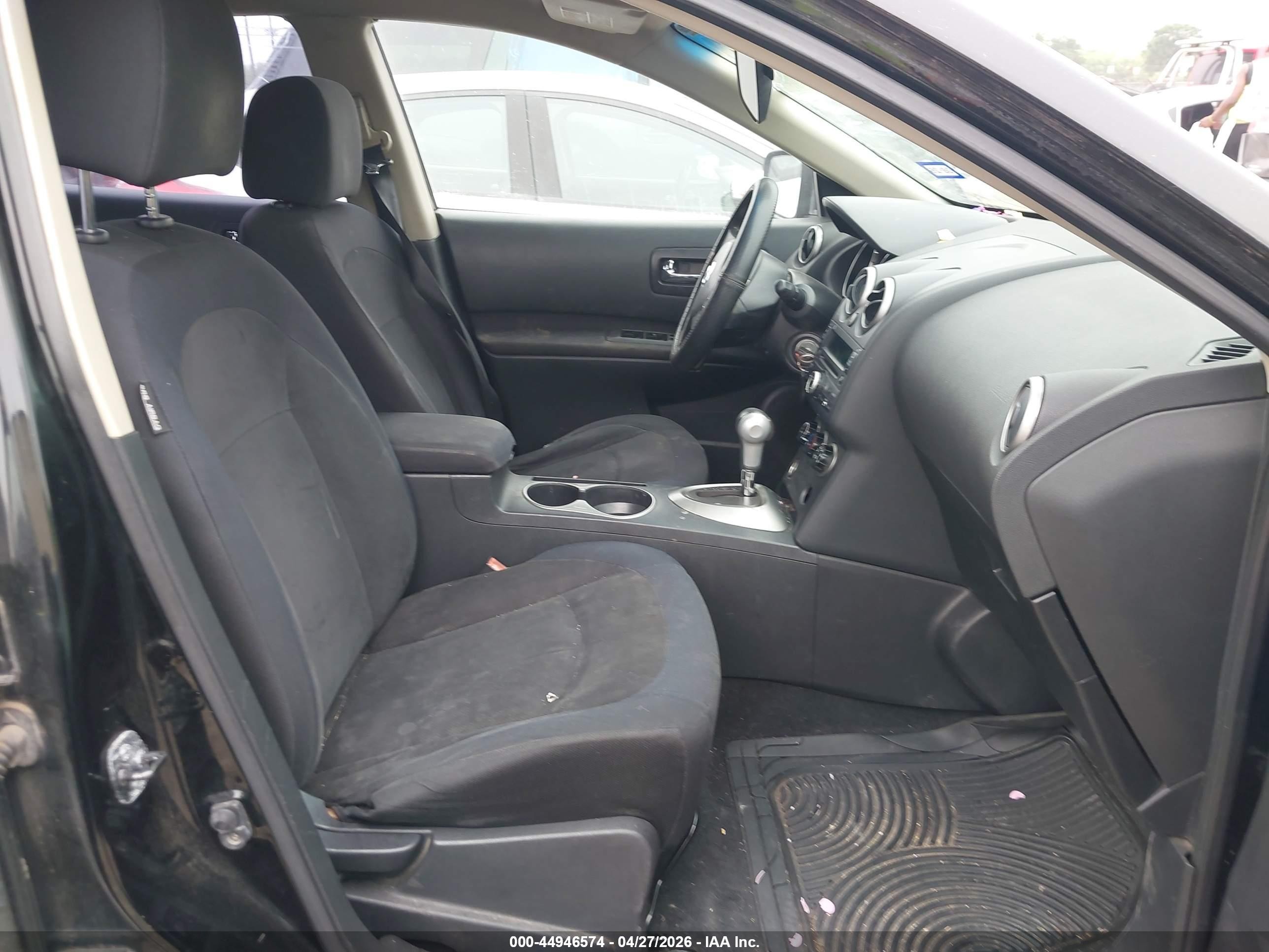 2010 Nissan Rogue S Black vin: JN8AS5MT0AW505815