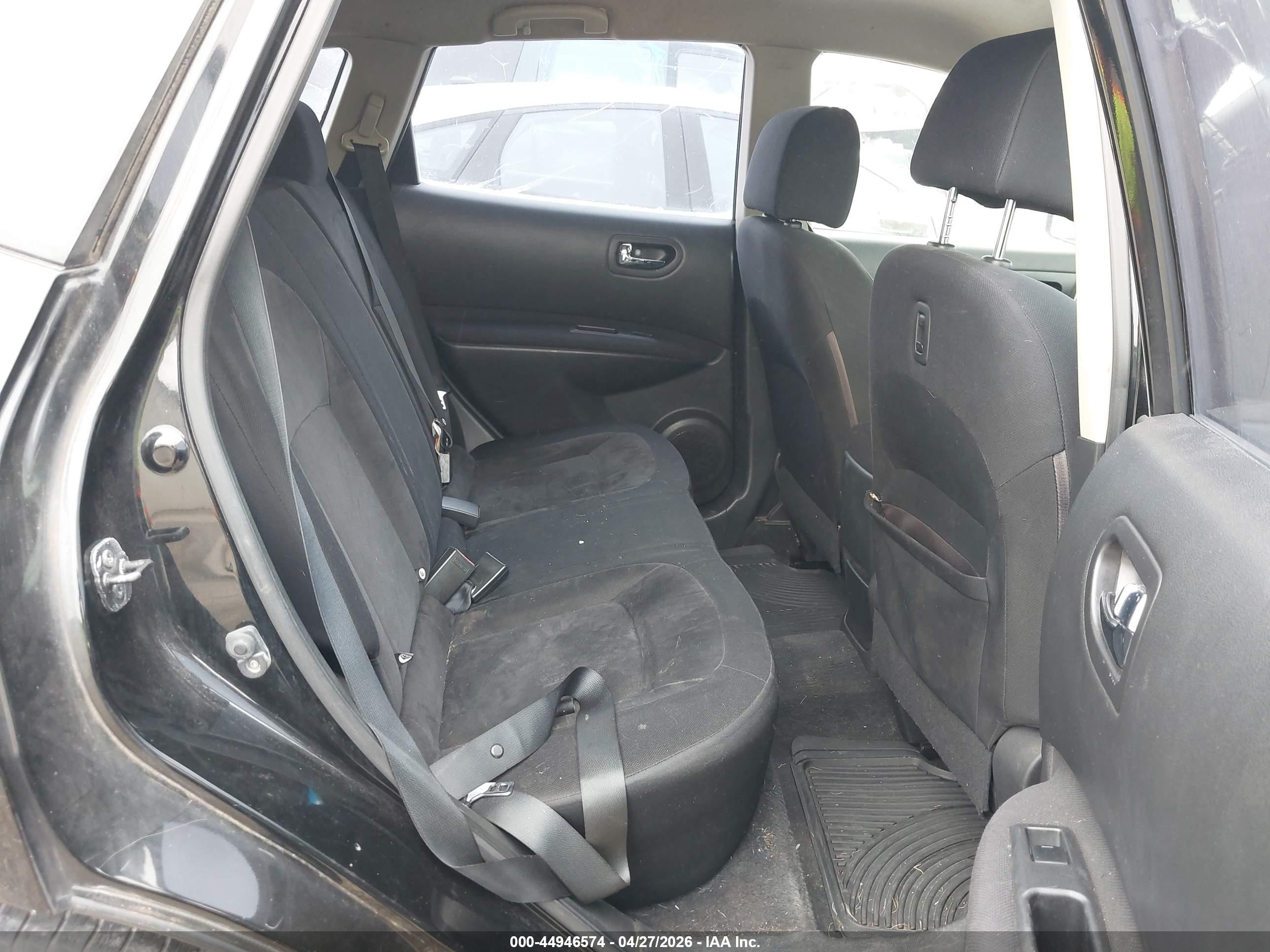2010 Nissan Rogue S Black vin: JN8AS5MT0AW505815