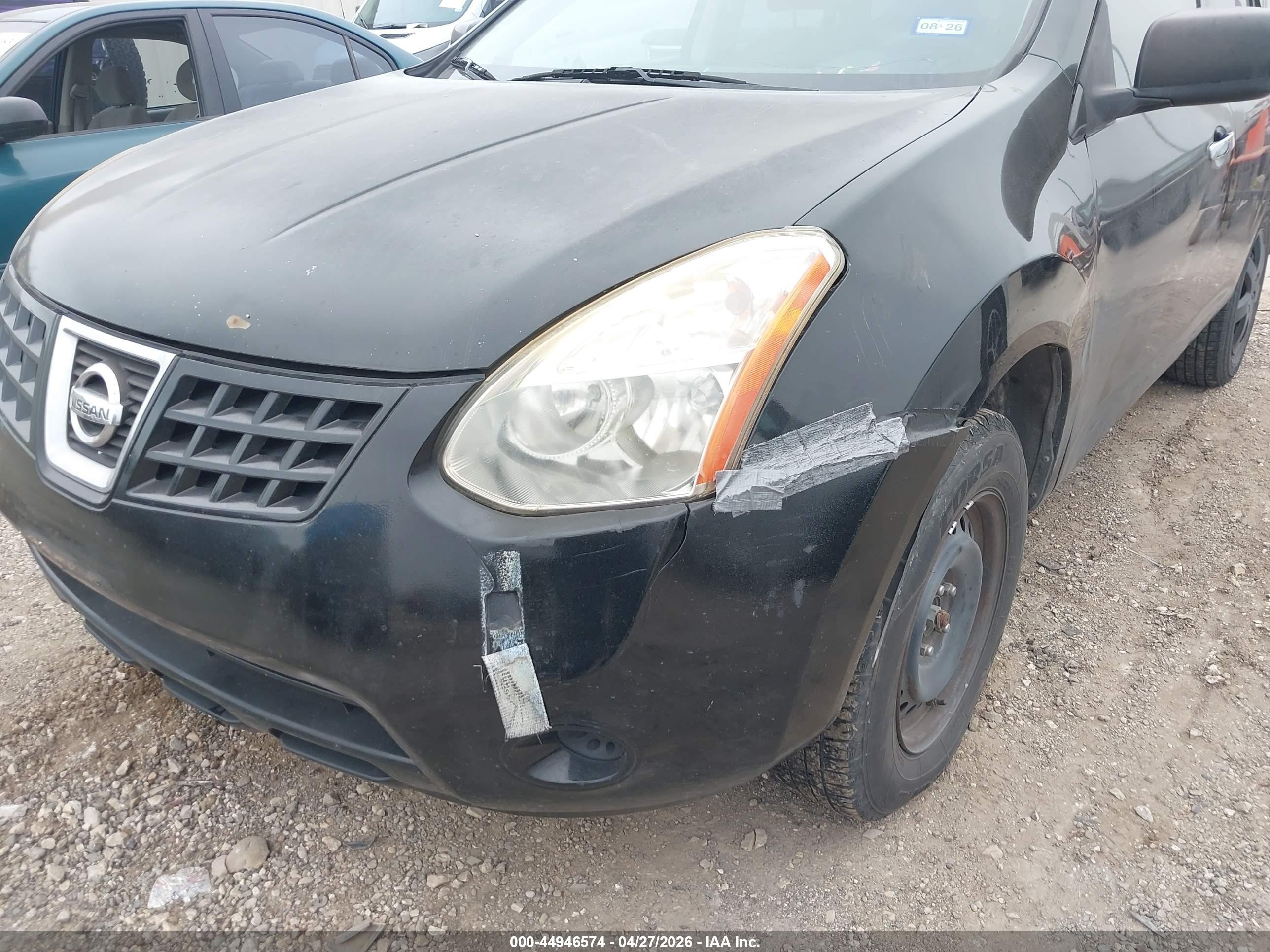 2010 Nissan Rogue S Black vin: JN8AS5MT0AW505815