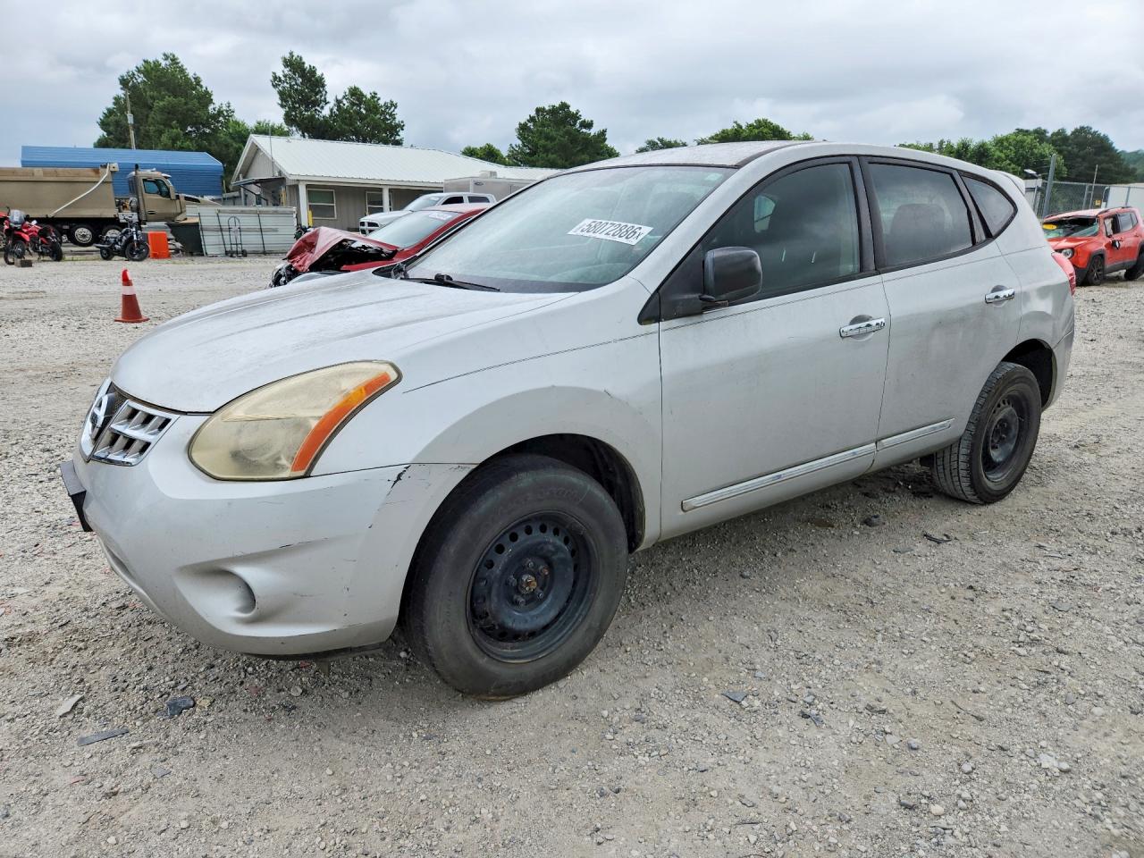 2011 Nissan Rogue S Серебряный vin: JN8AS5MT0BW152364