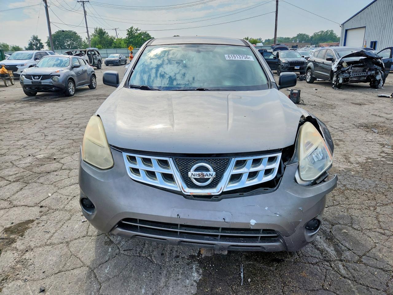 2011 Nissan Rogue S Gray vin: JN8AS5MT0BW165406