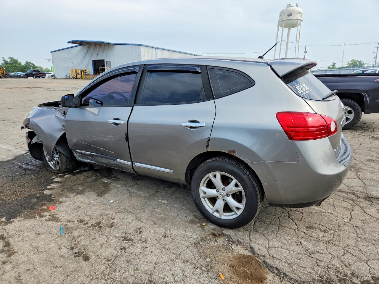 2011 Nissan Rogue S Gray vin: JN8AS5MT0BW165406