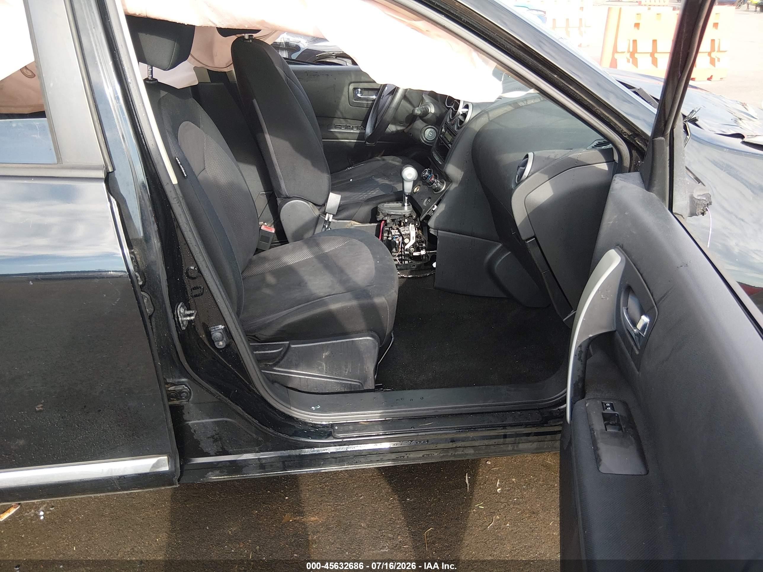 2011 Nissan Rogue S Black vin: JN8AS5MT0BW166880
